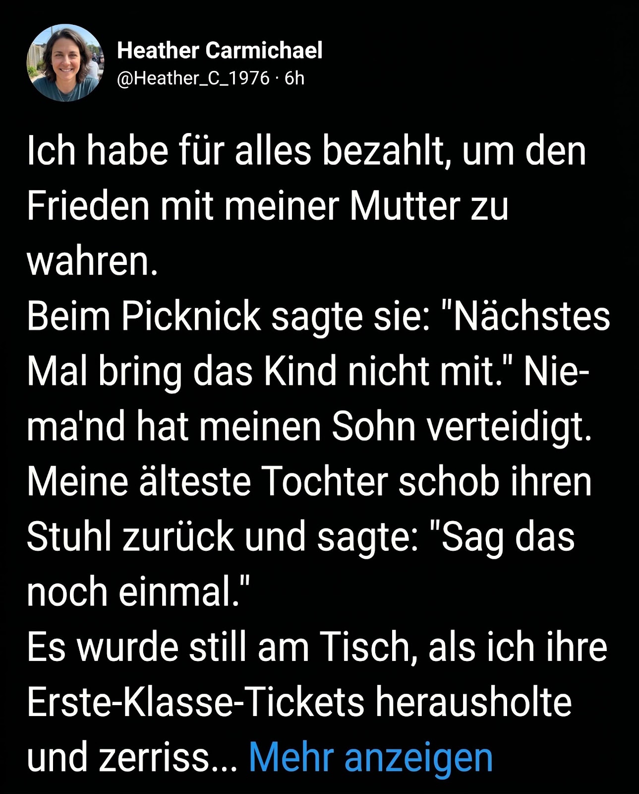 Grandma Things USA Facebook ad: Meine Mutter sagte beim Picknick Nächstes Mal bringst du…