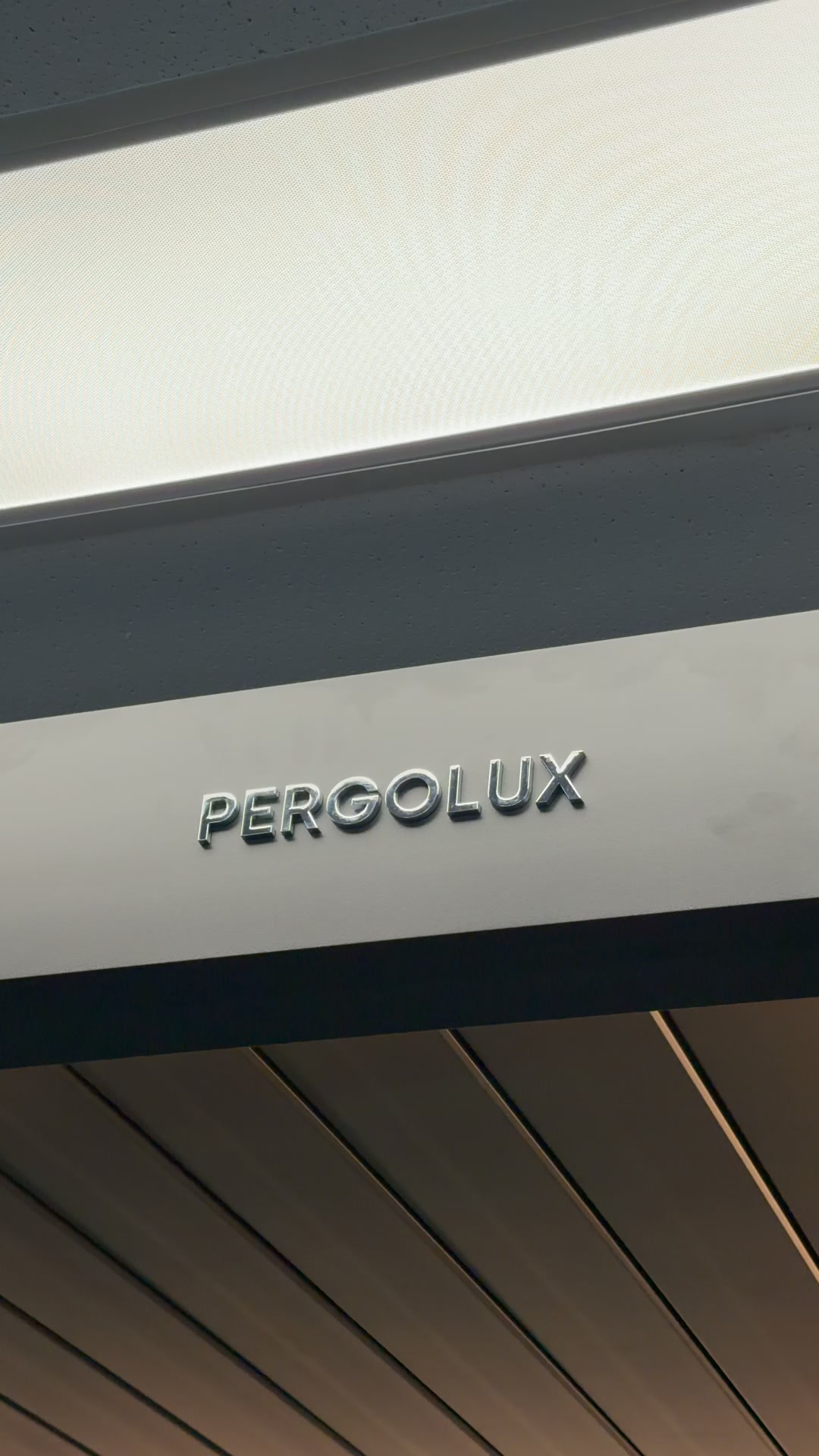 pergolux.au Facebook ad: Enjoy Your Backyard All Year Round