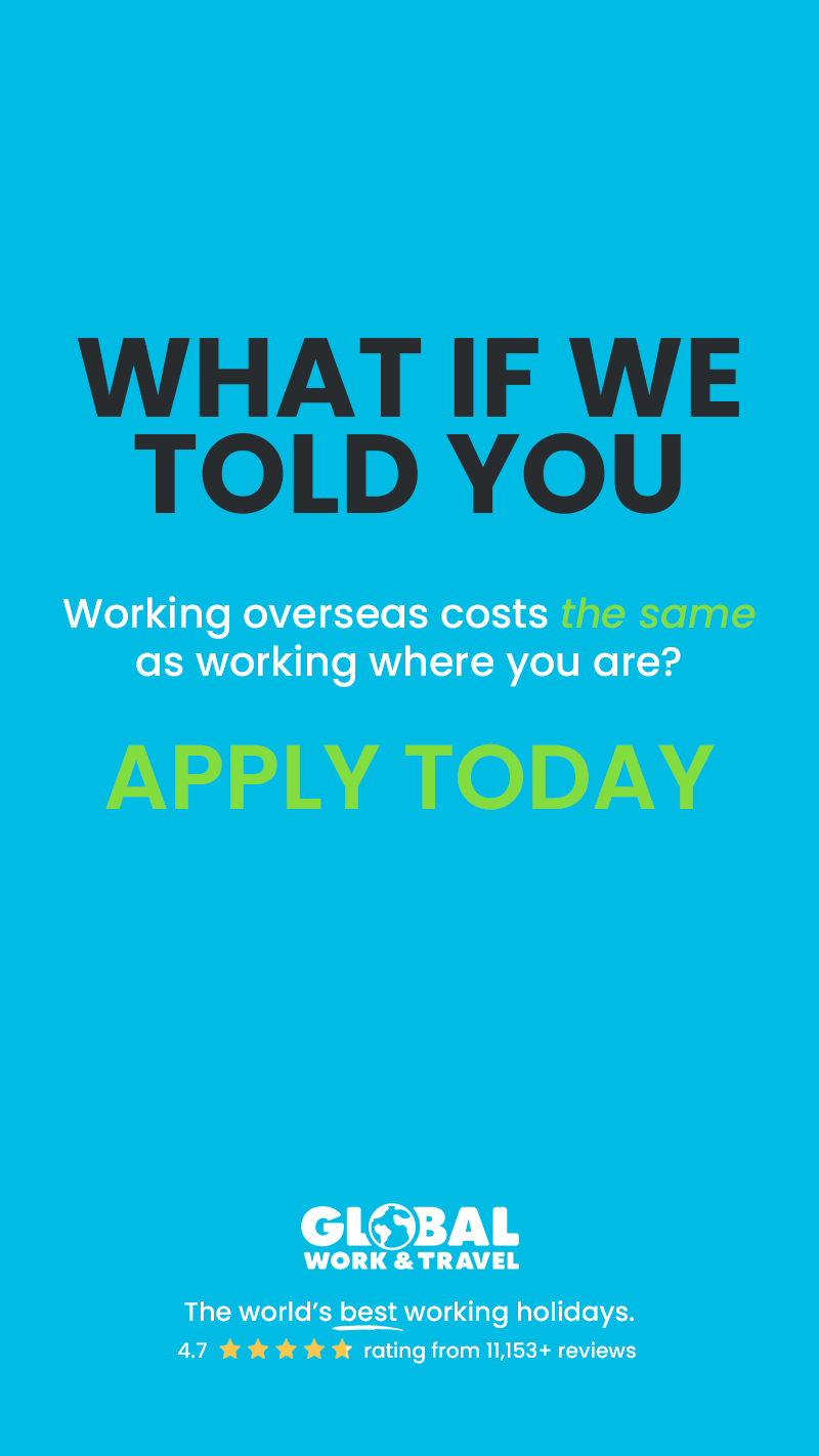 Global Work & Travel Facebook ad