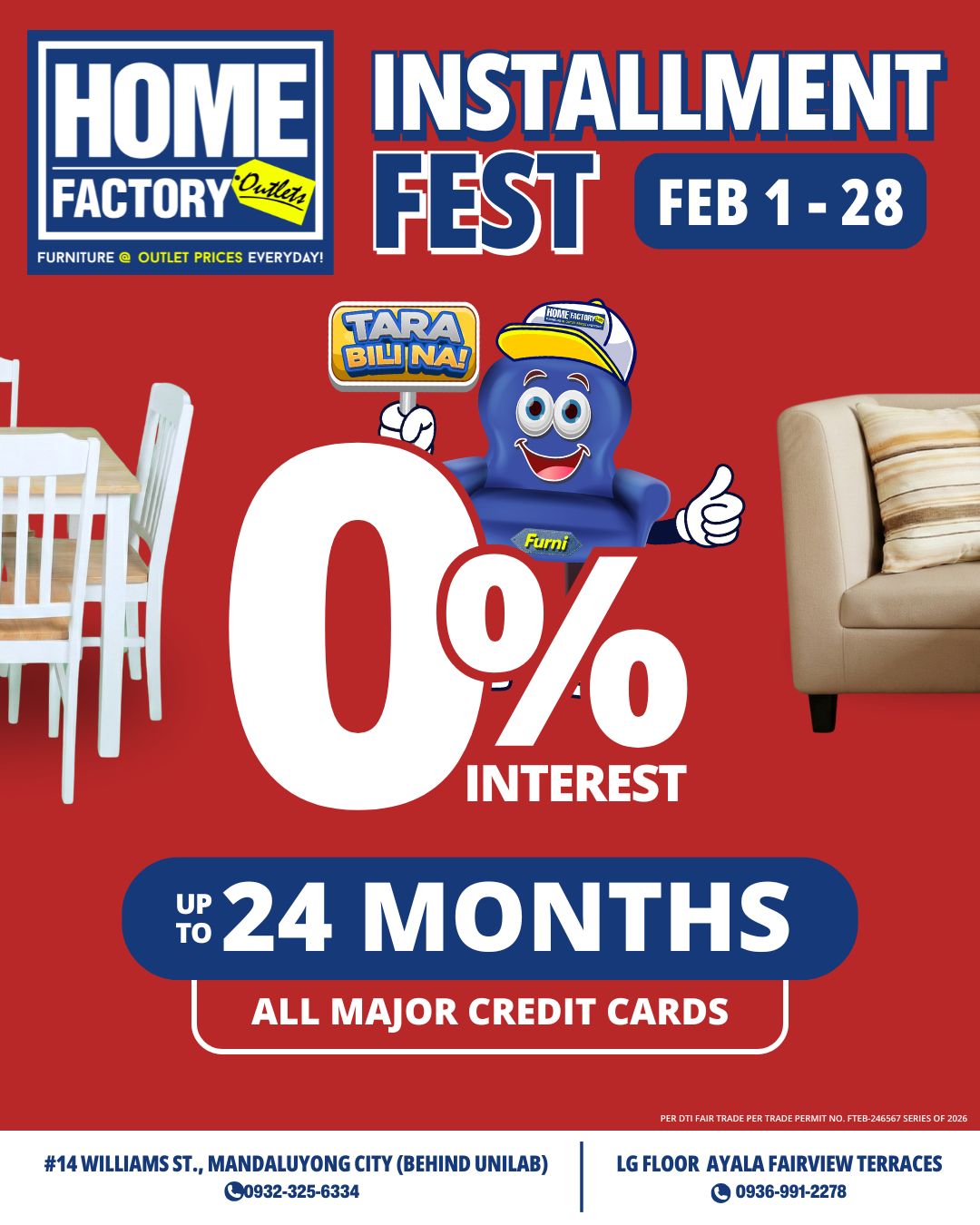 Home Factory Outlets Facebook ad