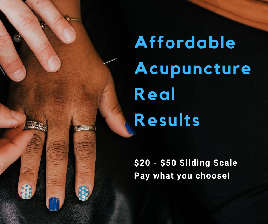 Good Medicine Community Acupuncture Facebook ad