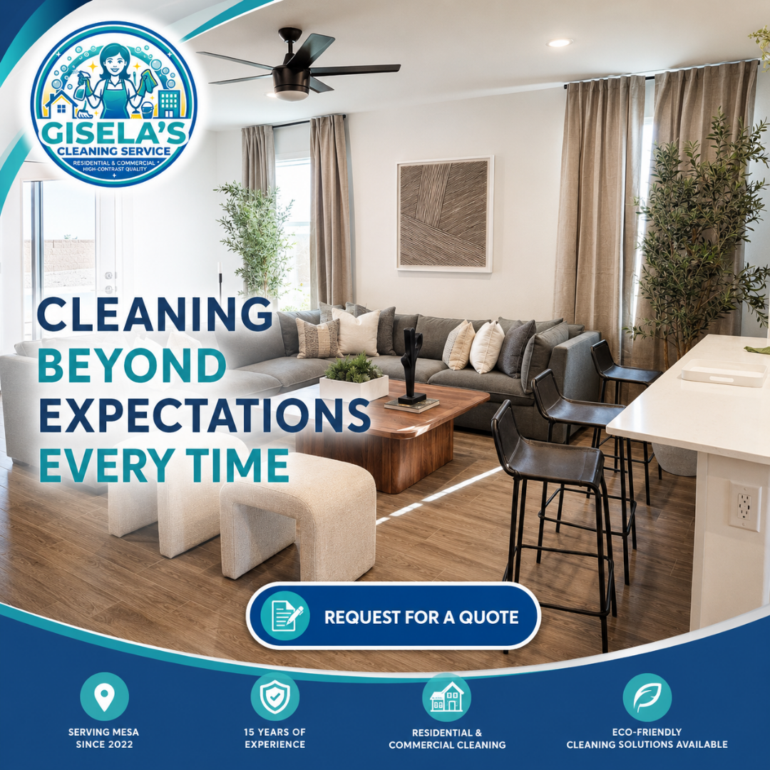 Giselas Cleaning Service Facebook ad