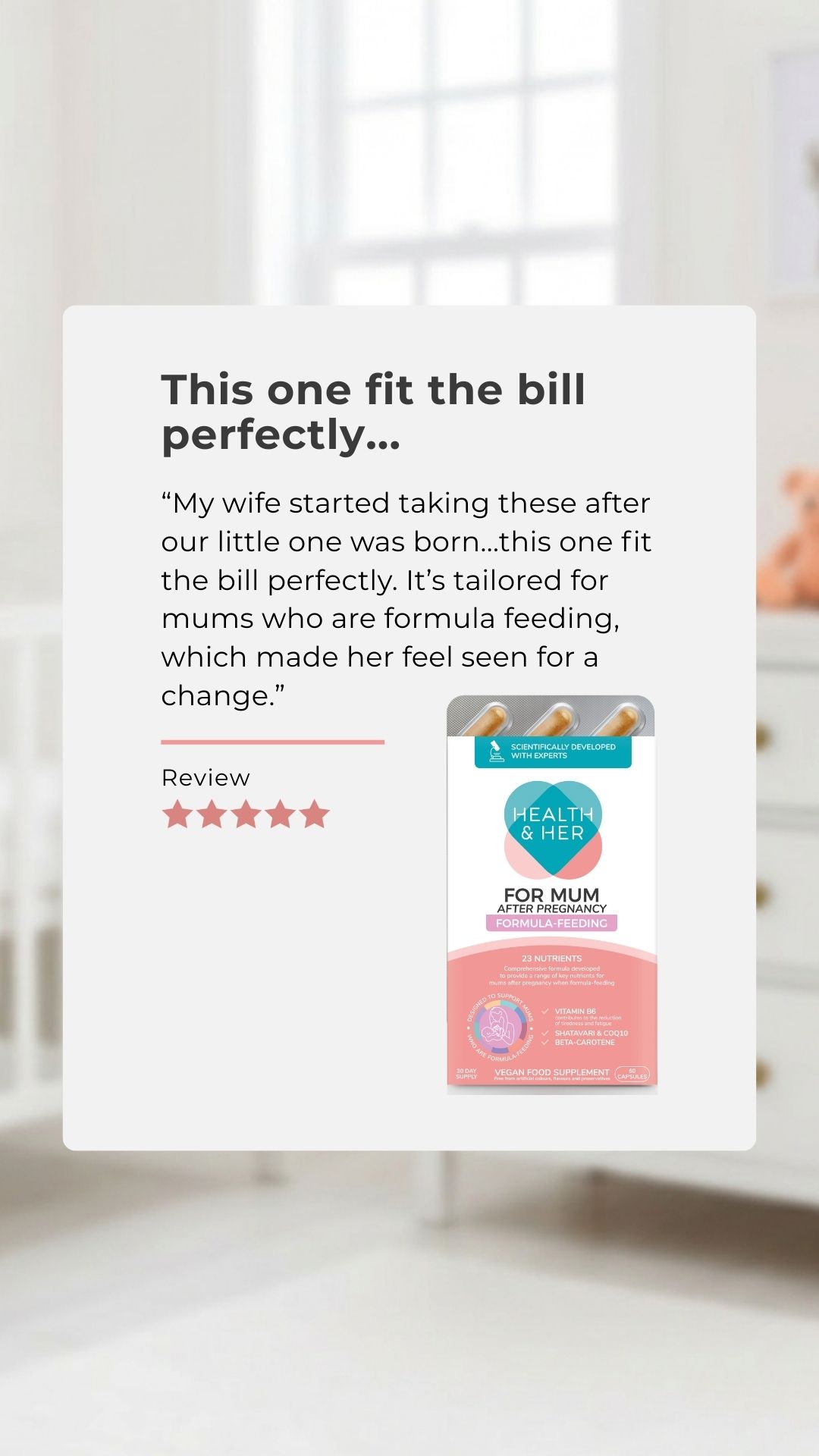 Health & Her Facebook ad