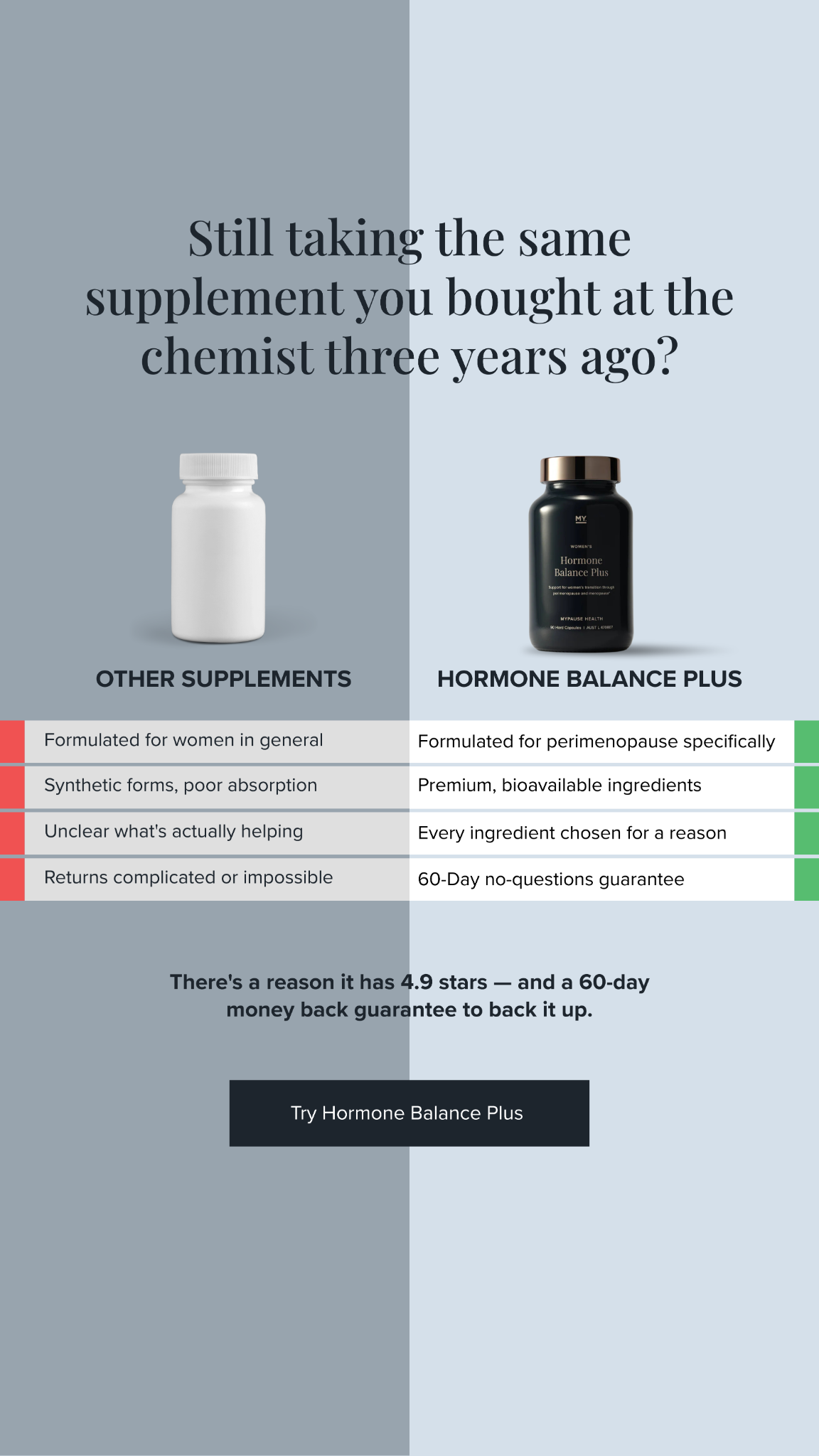 MyPause Health Facebook ad