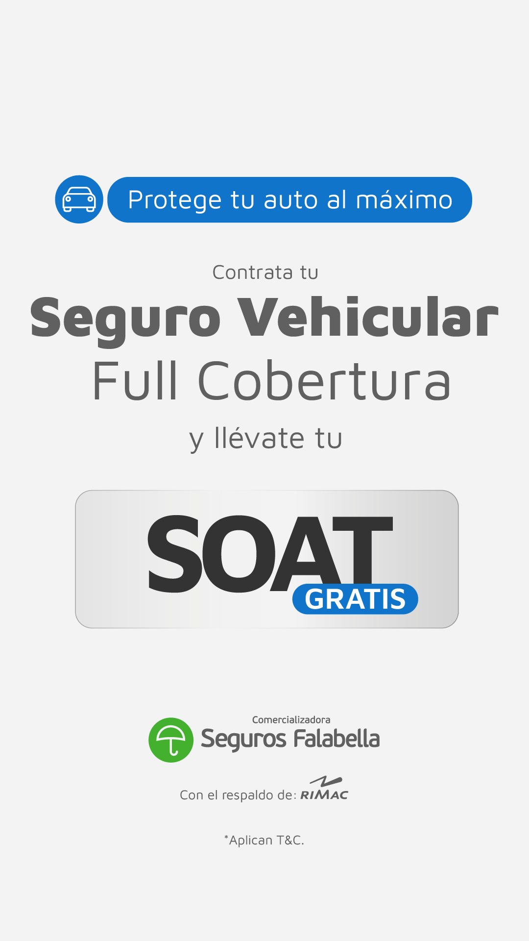 Corredores de Seguros Falabella Facebook ad from Aug 11, 2026