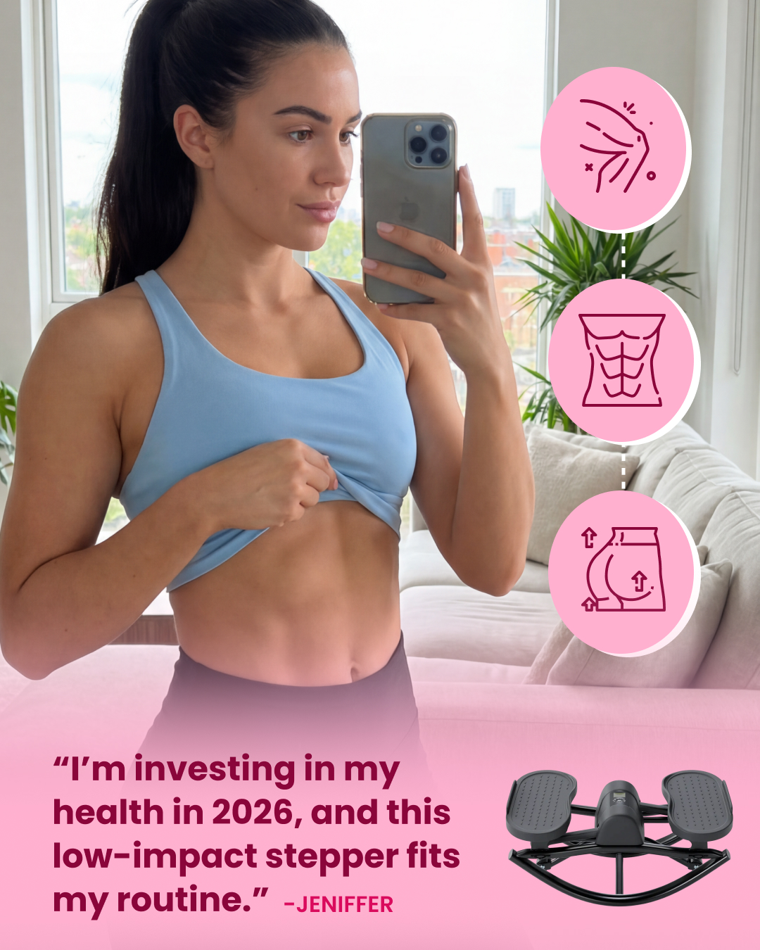 LhanelFit Facebook ad