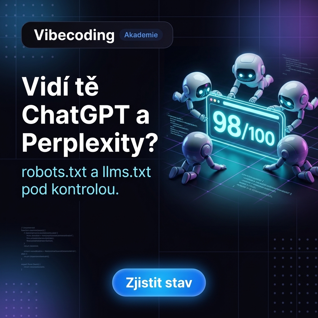 Marek Liška Facebook ad: Vidí tvůj web ChatGPT a Perplexity?