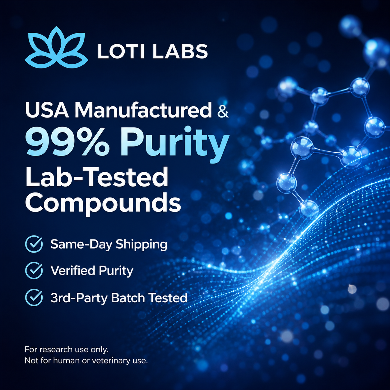 Loti Labs Facebook ad: No Guesswork. Just results.