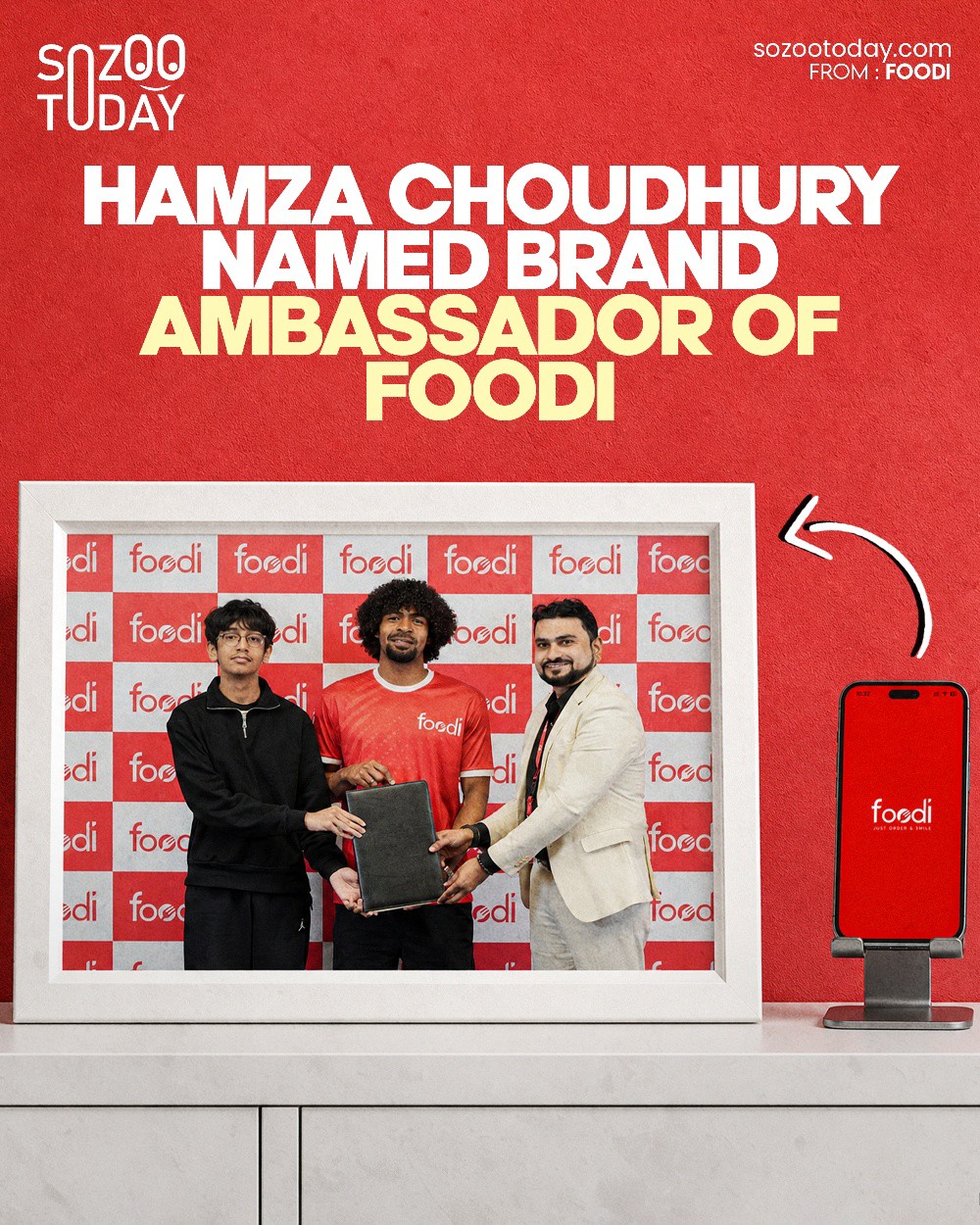 Sozoo Today Facebook ad: Foodi Express Limited has appointed Hamza Choudhury as…