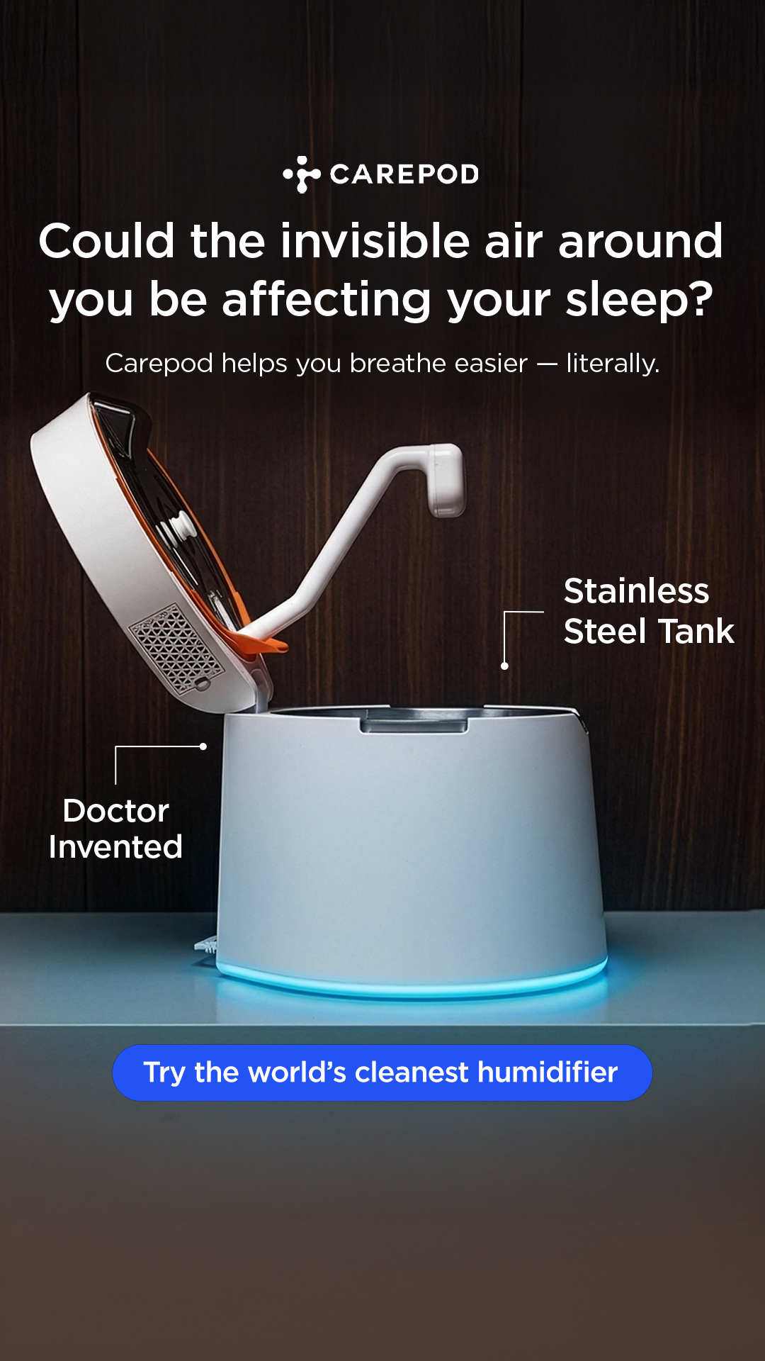 Carepod Facebook ad