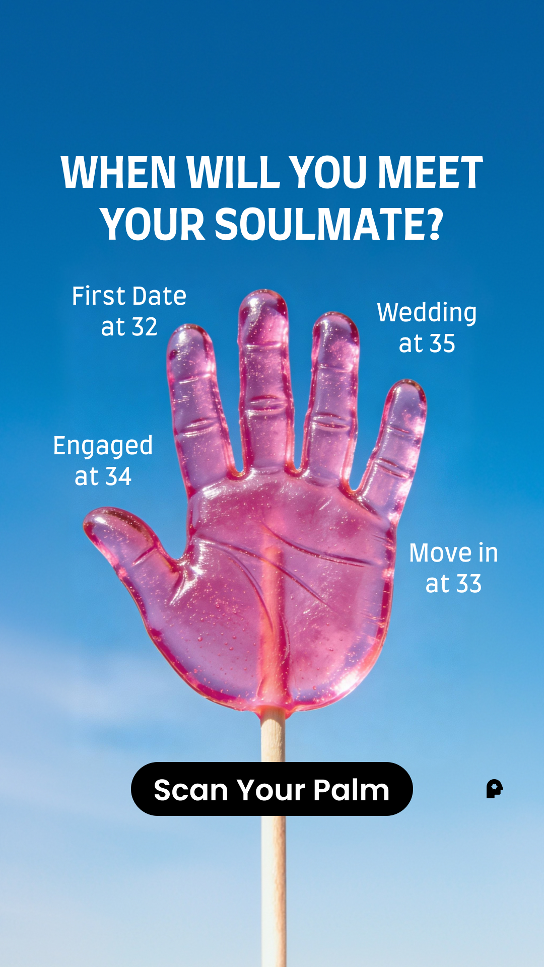 Nebula: Palm Reading Facebook ad