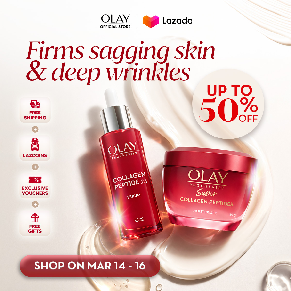 Olay Facebook ad