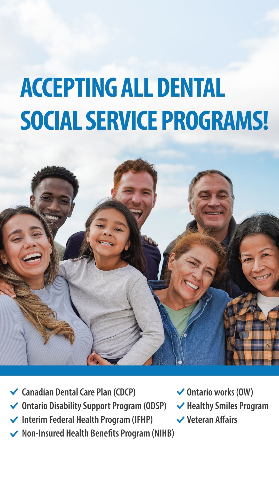 Smile City Dental Toronto Facebook ad from Jul 23, 2025