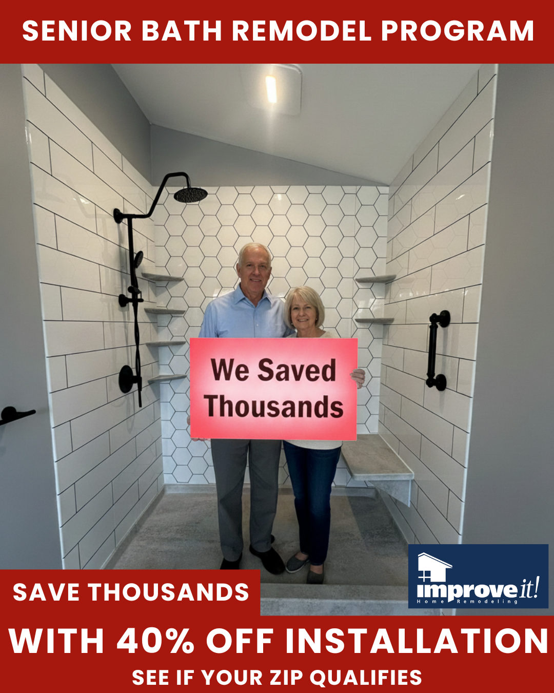 ImproveIt Bath Remodel Program Facebook ad