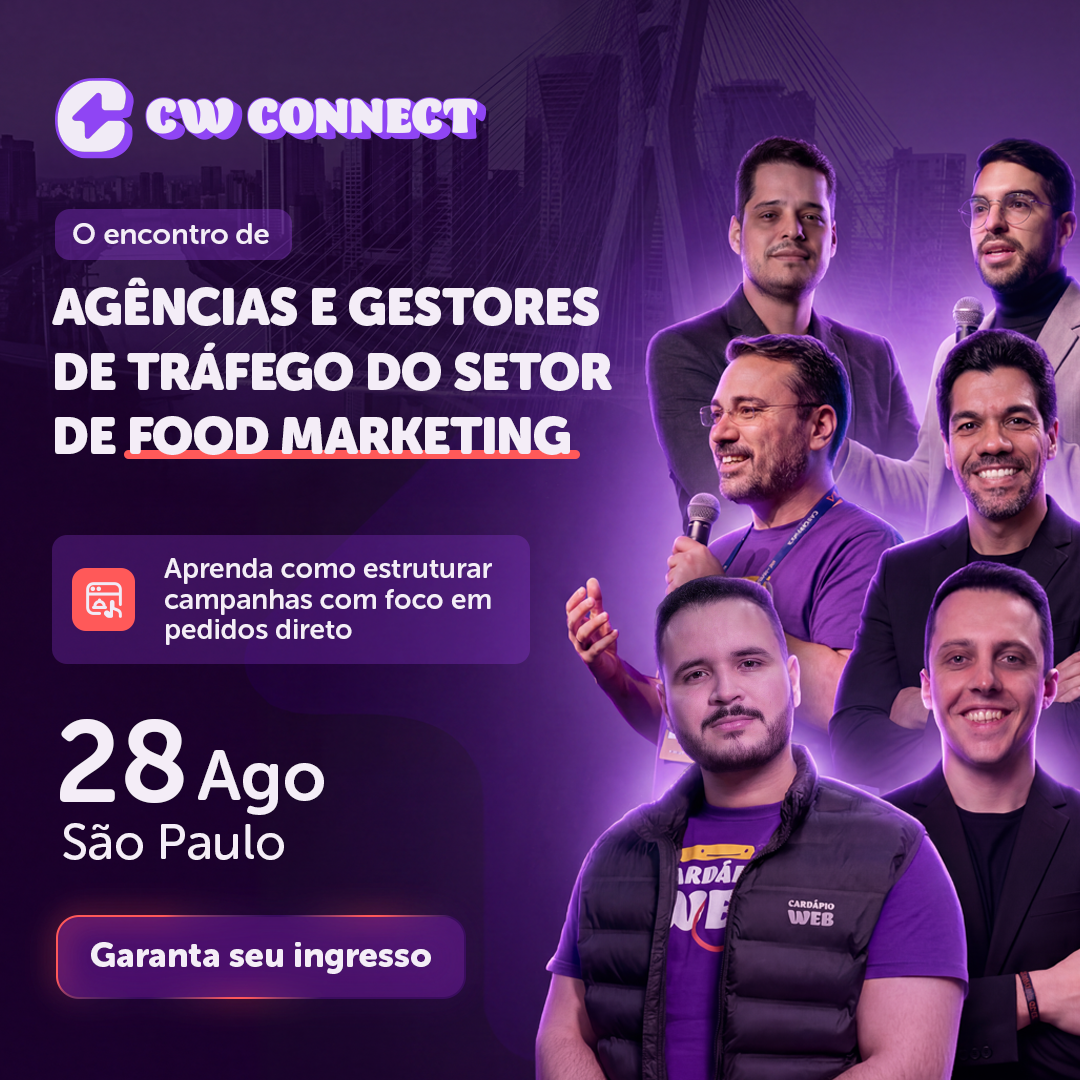 Cardápio Web Facebook ad