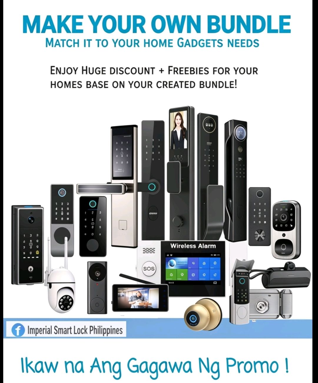 Imperial Smart Lock Philippines Facebook ad: IKAW NA ANG GUMAWA NG PROMO