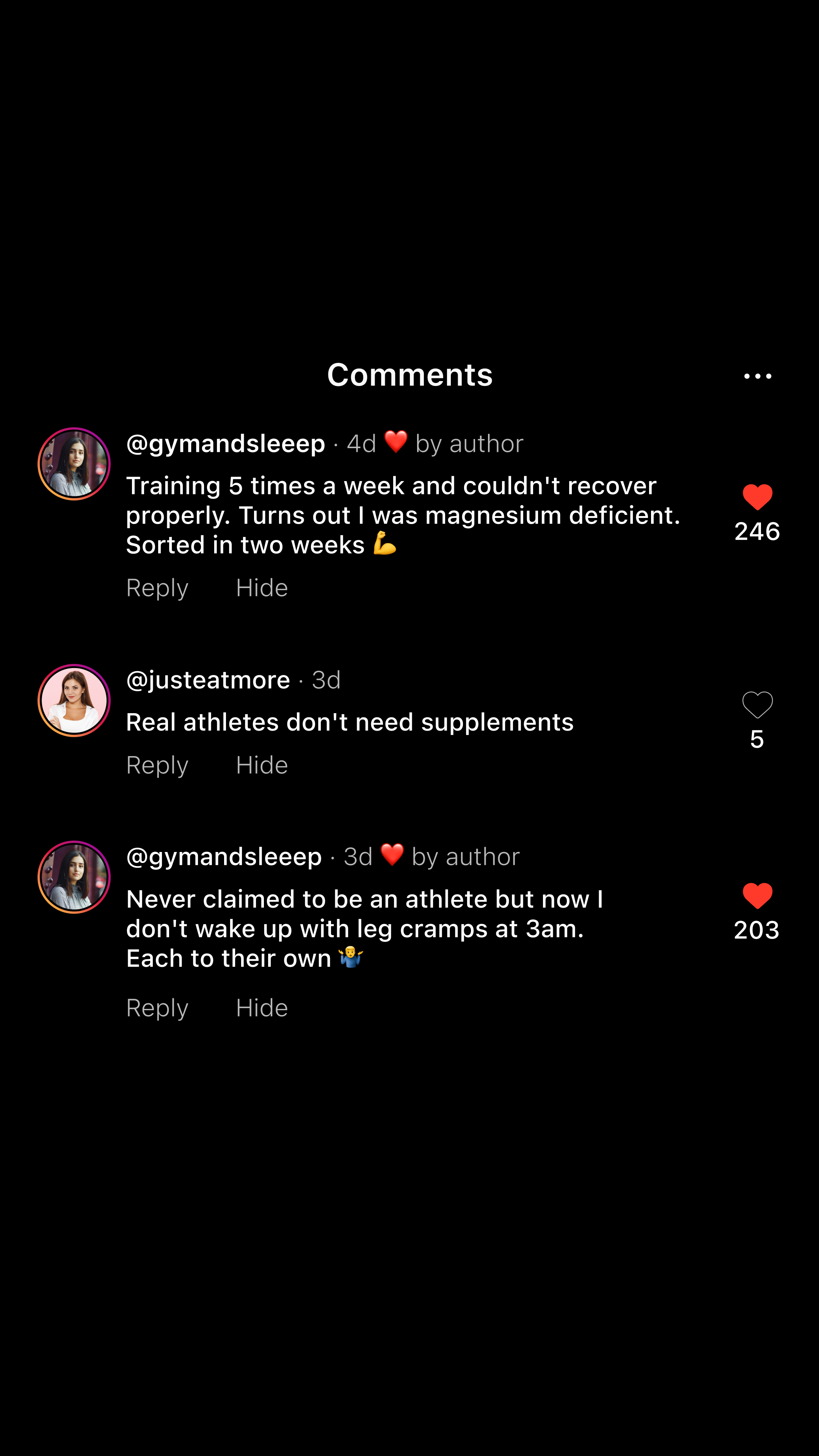 Nutrition Geeks Facebook ad