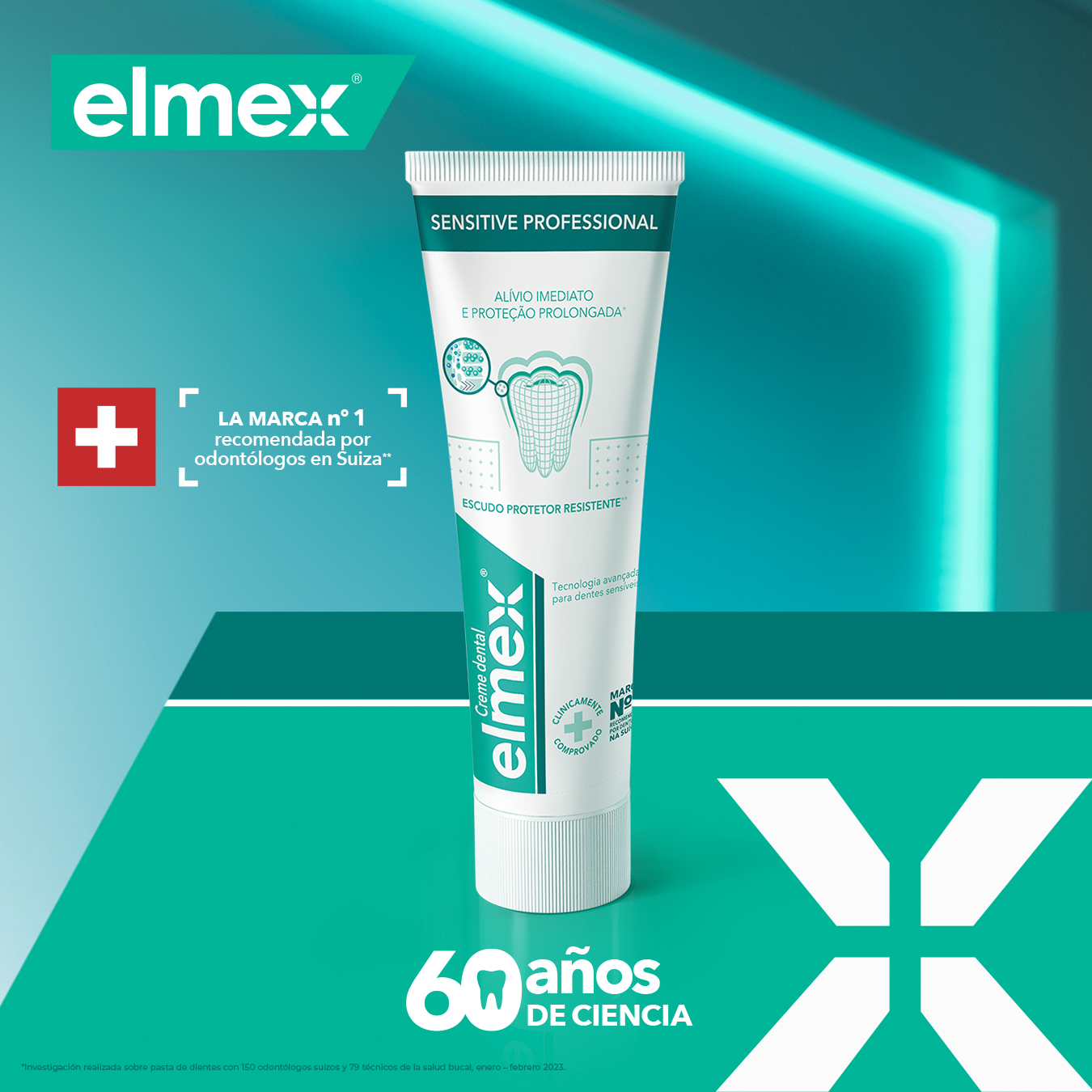 Elmex Latinoamérica Facebook ad: elmex Pasta de dientes, Cepillo de dientes y Enjuague bucal
