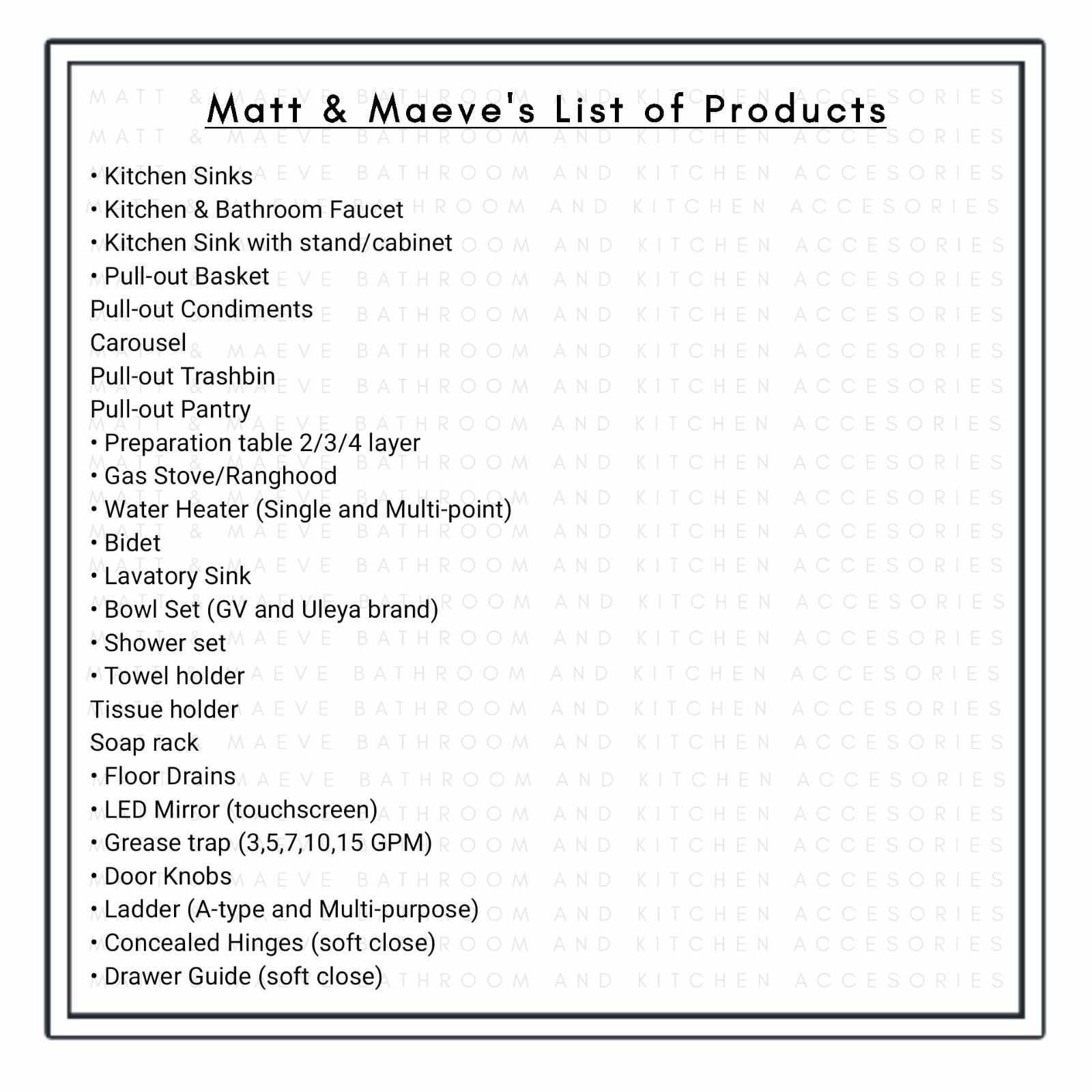 Matt and Maeve Bathroom and Kitchen Accessories Facebook ad: SMART KITCHEN SINK, MODERN KITCHEN SINK