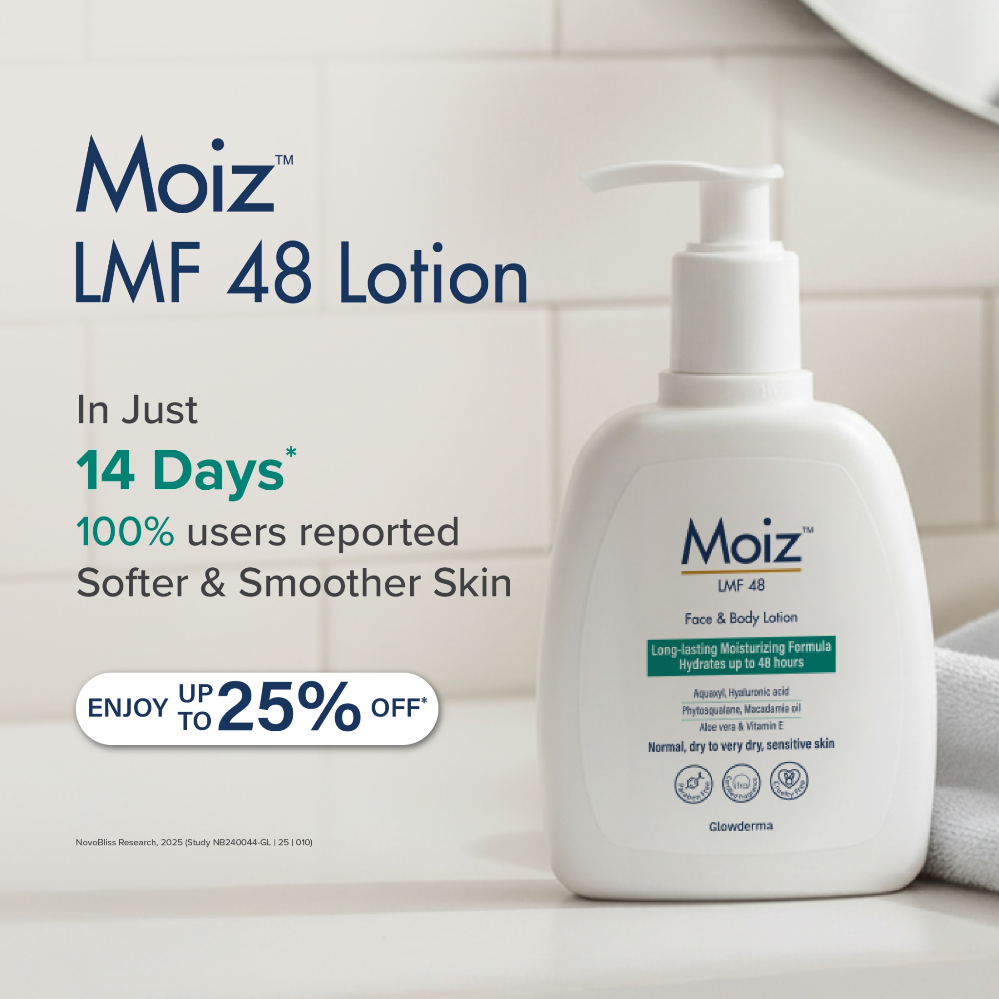 DreamyDerma Facebook ad: Clinically Studied Moisturizers