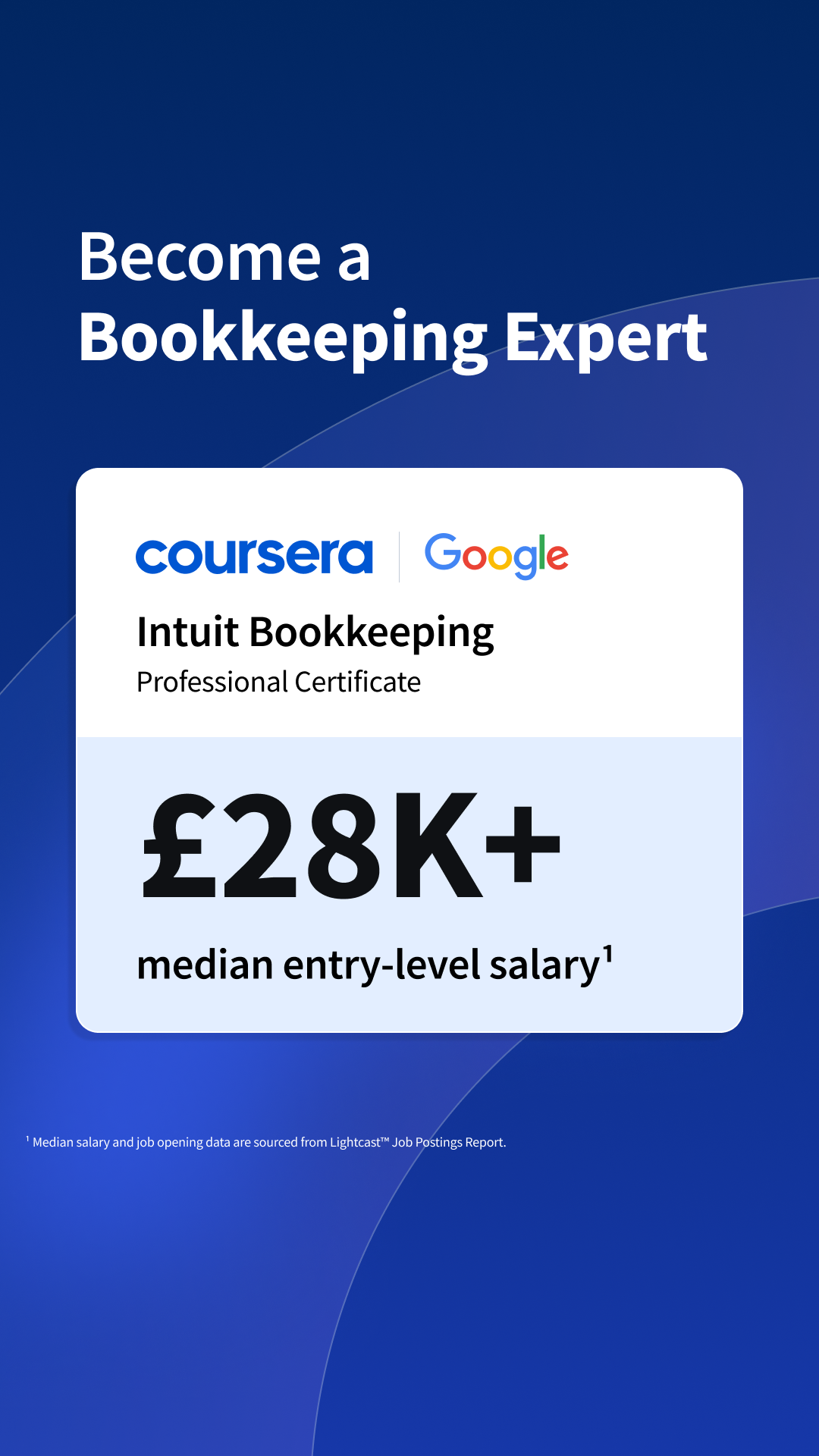 Coursera Facebook ad