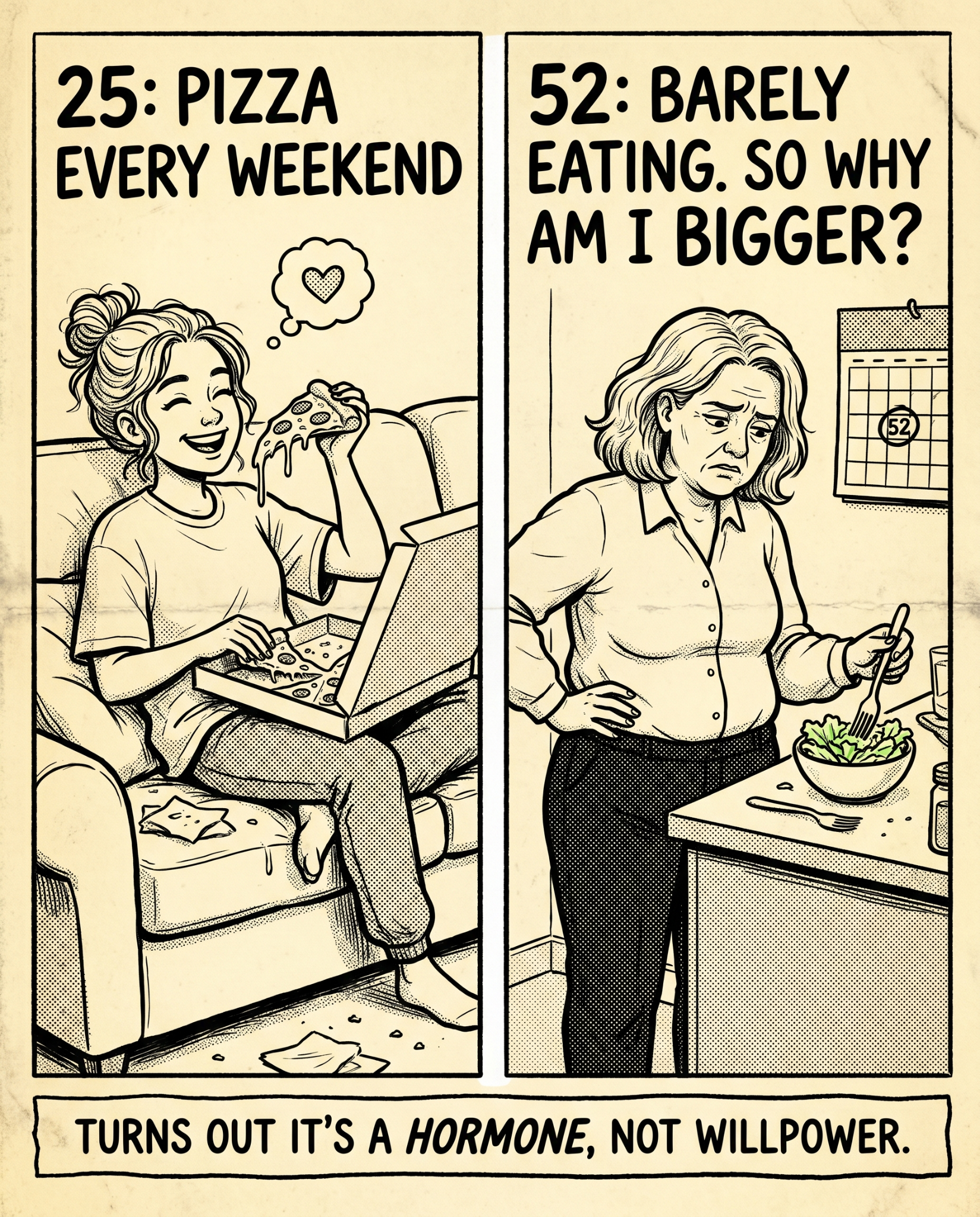 My Healthy Shape Facebook ad: Weight Gain After 40 Isn’t Just Getting Older, Here’s How…