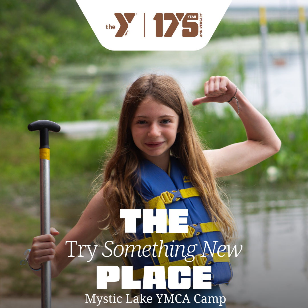 Mystic Lake YMCA Camp Facebook ad from Mar 6, 2026