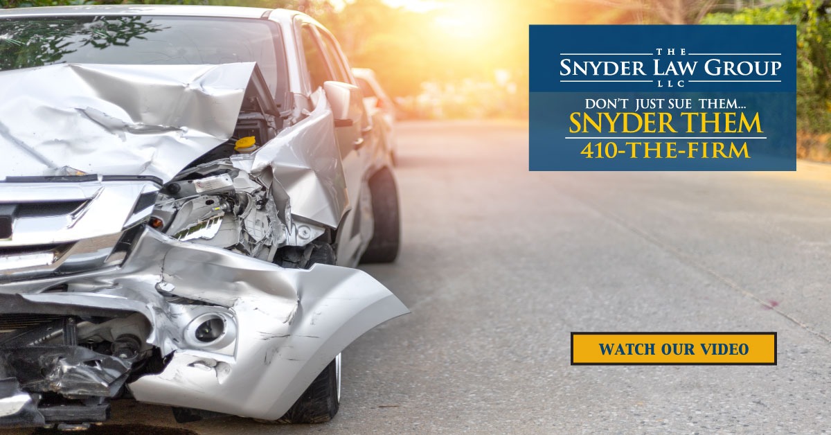 The Snyder Law Group, LLC Facebook ad: Call 410-THE-FIRM