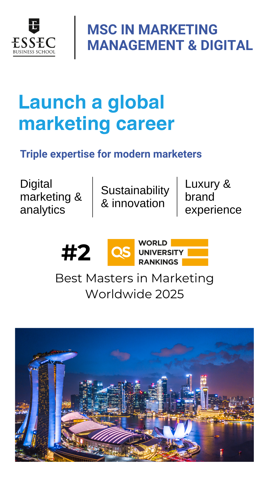 ESSEC Asia-Pacific Facebook ad