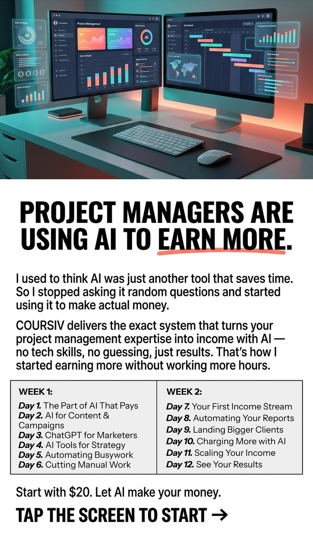 Coursiv Facebook ad