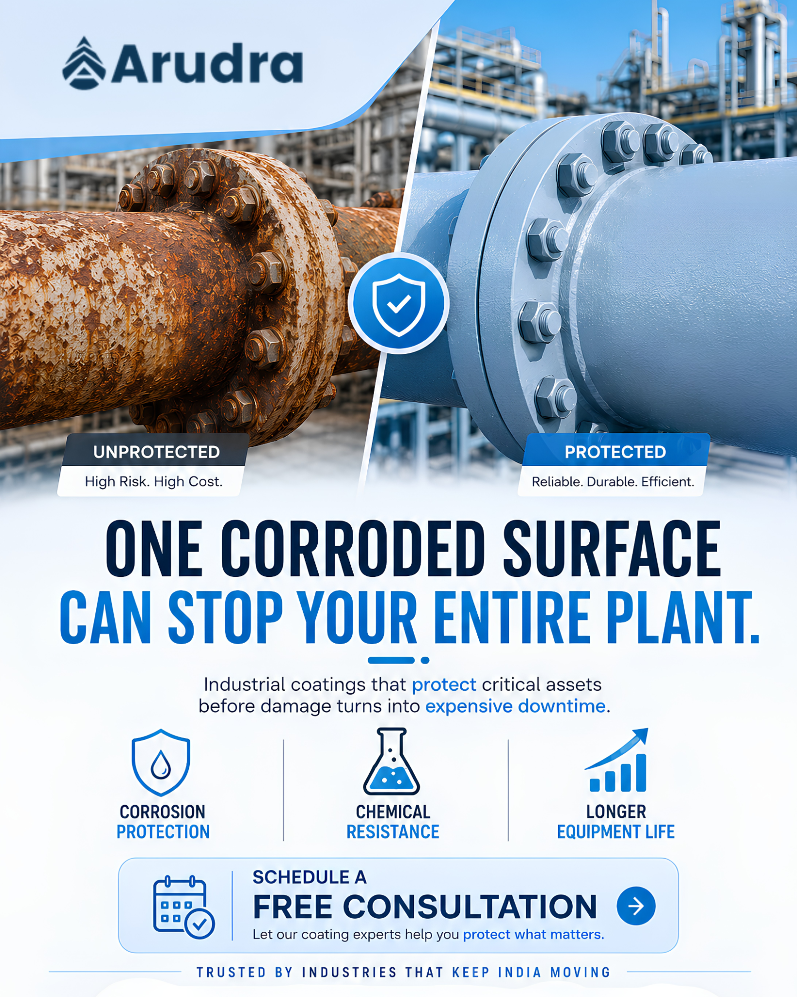 Arudra Engineers Pvt Ltd Facebook ad: Protect Your Plant Before Downtime Happens!