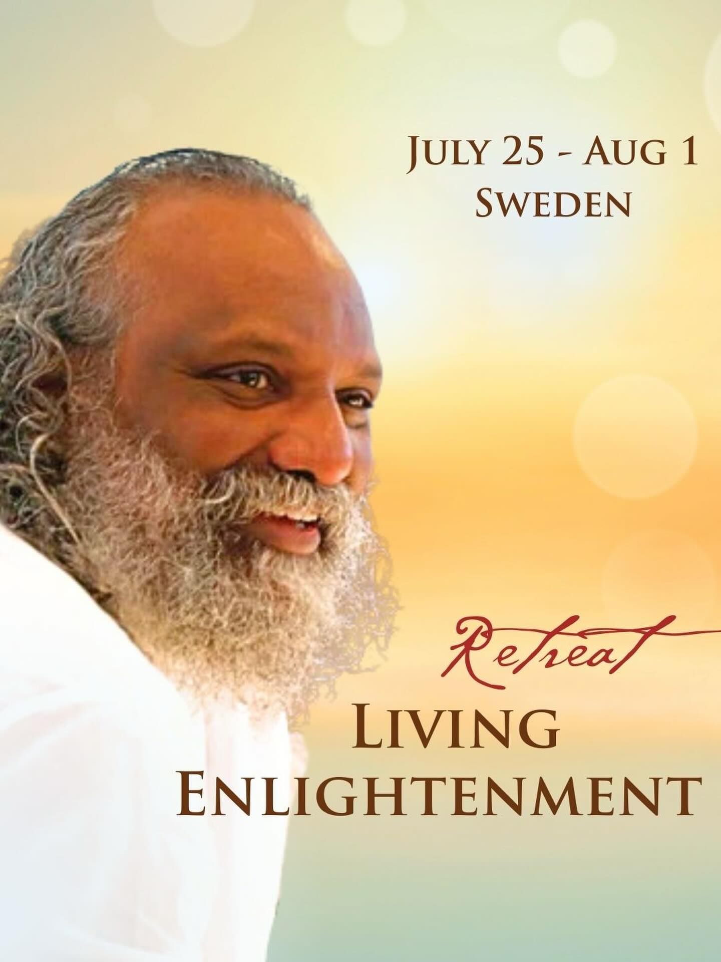 Guruji Sri Vast Facebook ad: Receive the Retreat Program
