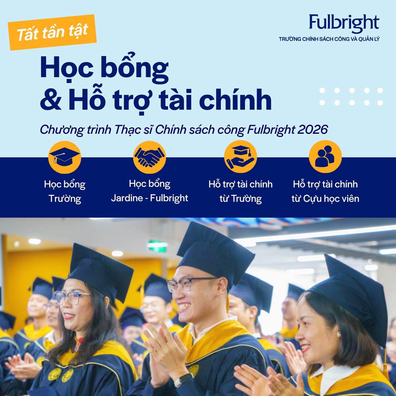 Fulbright School of Public Policy and Management Facebook ad: Học bổng & Hỗ trợ tài chính dành…