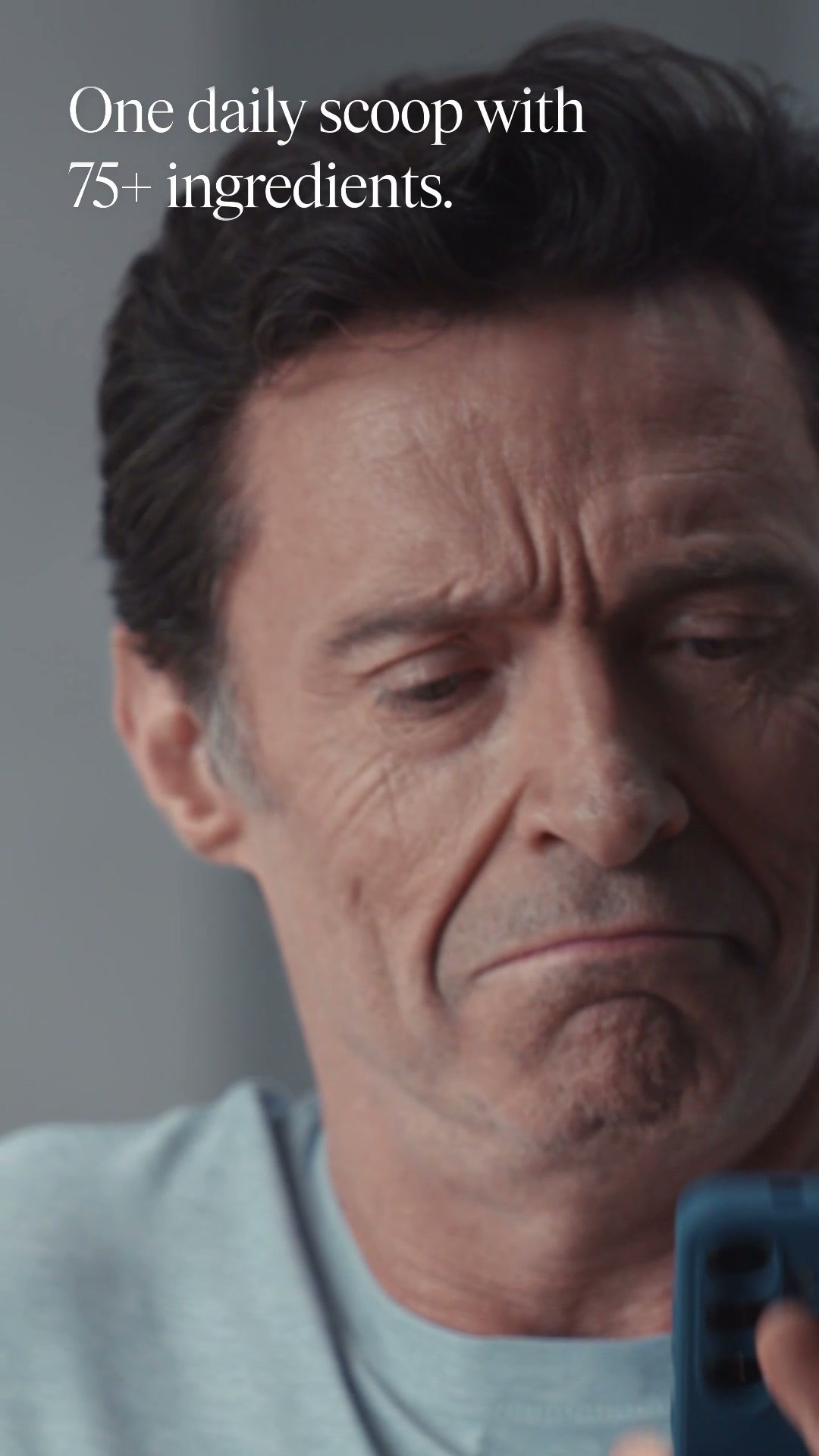 AG1 by Athletic Greens Facebook ad: Hugh Jackman Thinks AG1 Is a No Brainer