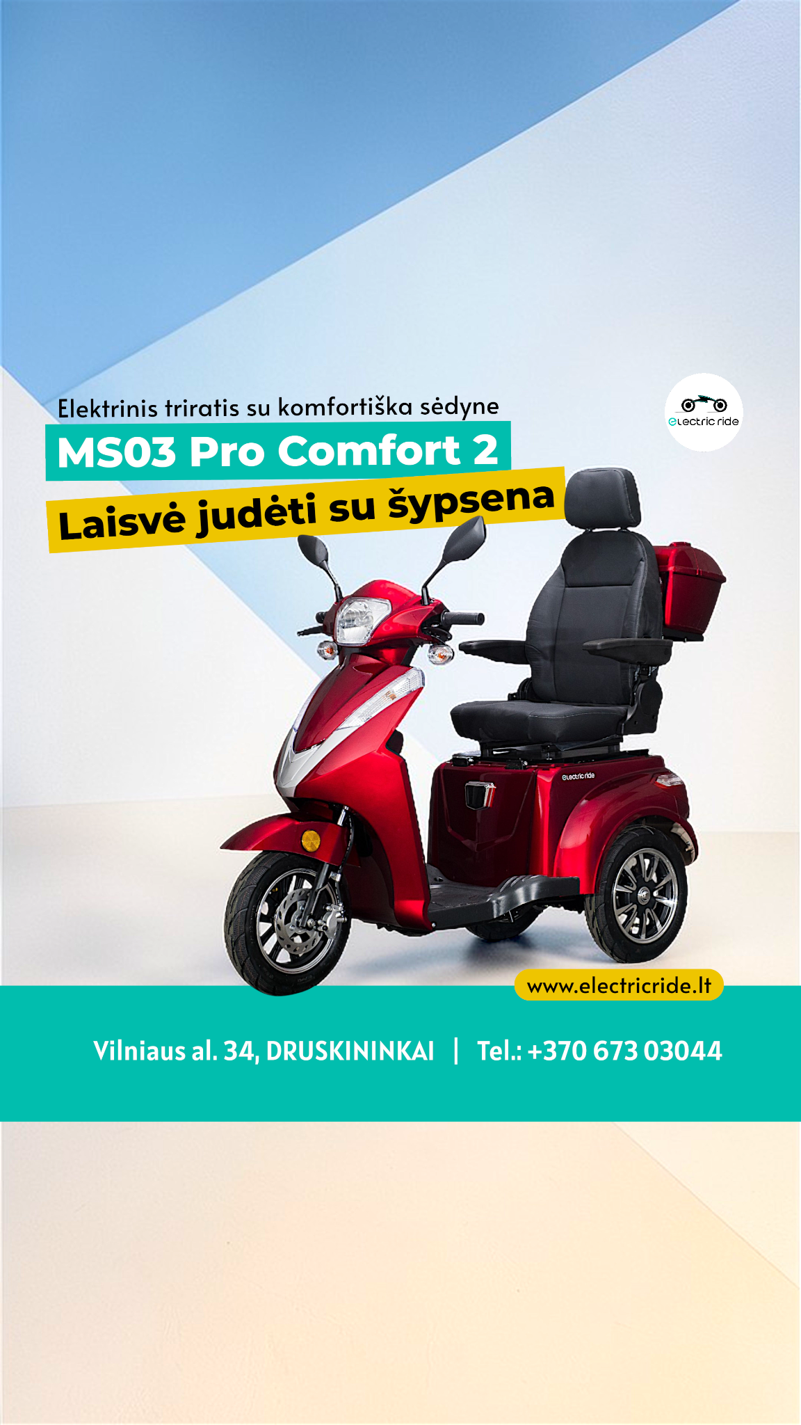 Electricride.lt Facebook ad