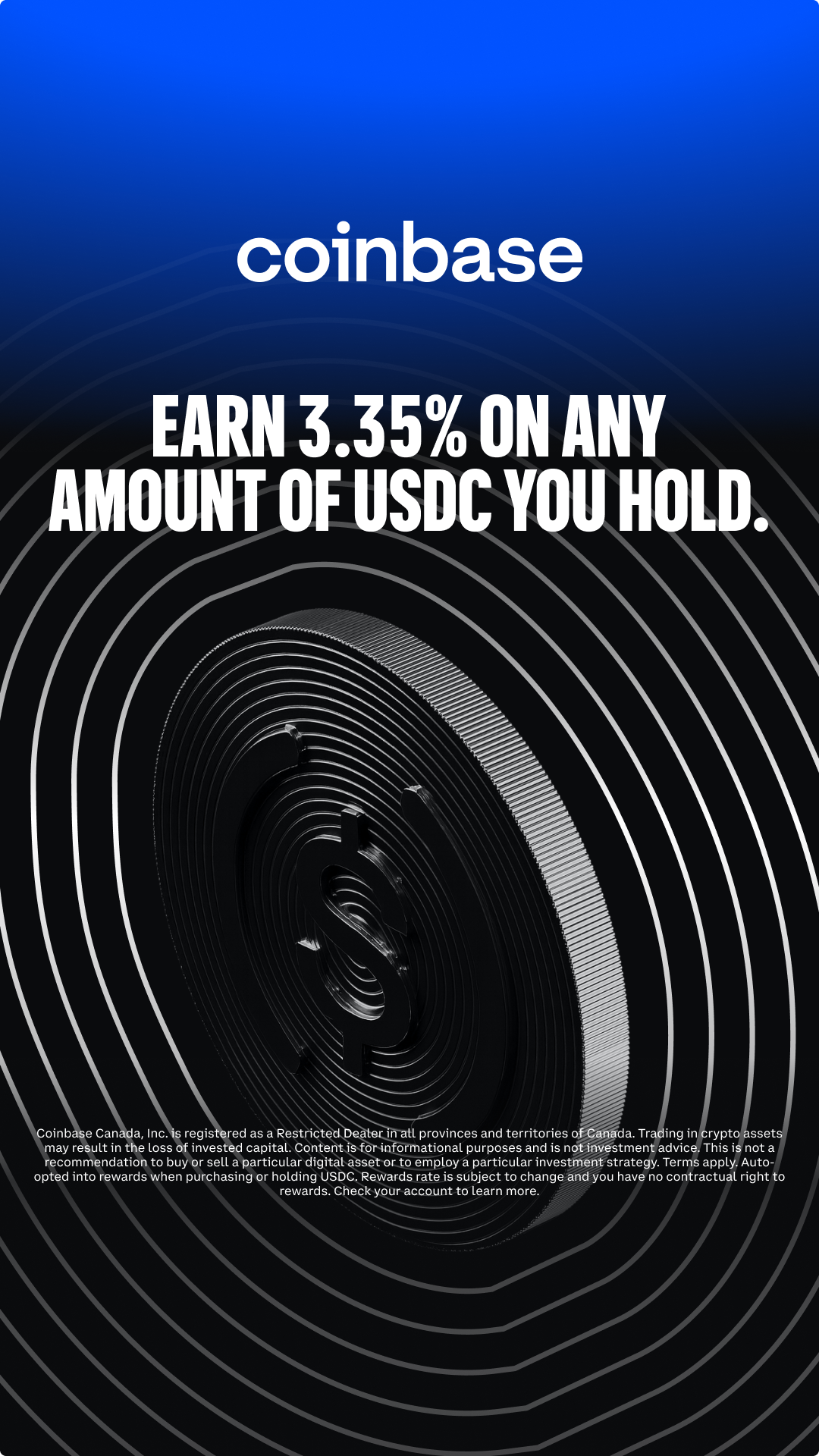 Coinbase Facebook ad