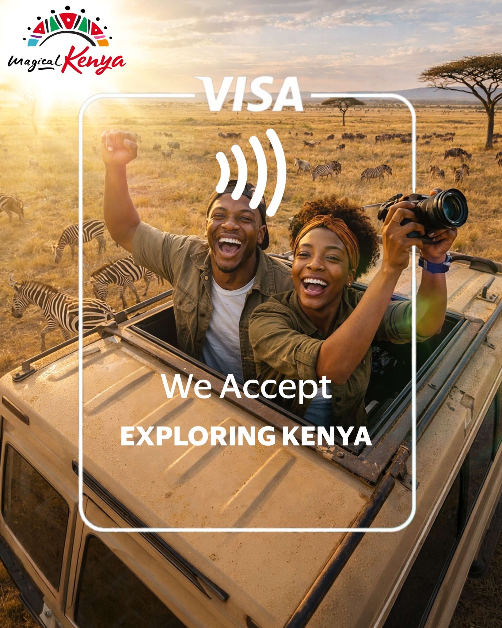 Visa Facebook ad: Go wild this Easter and enjoy our 8%…