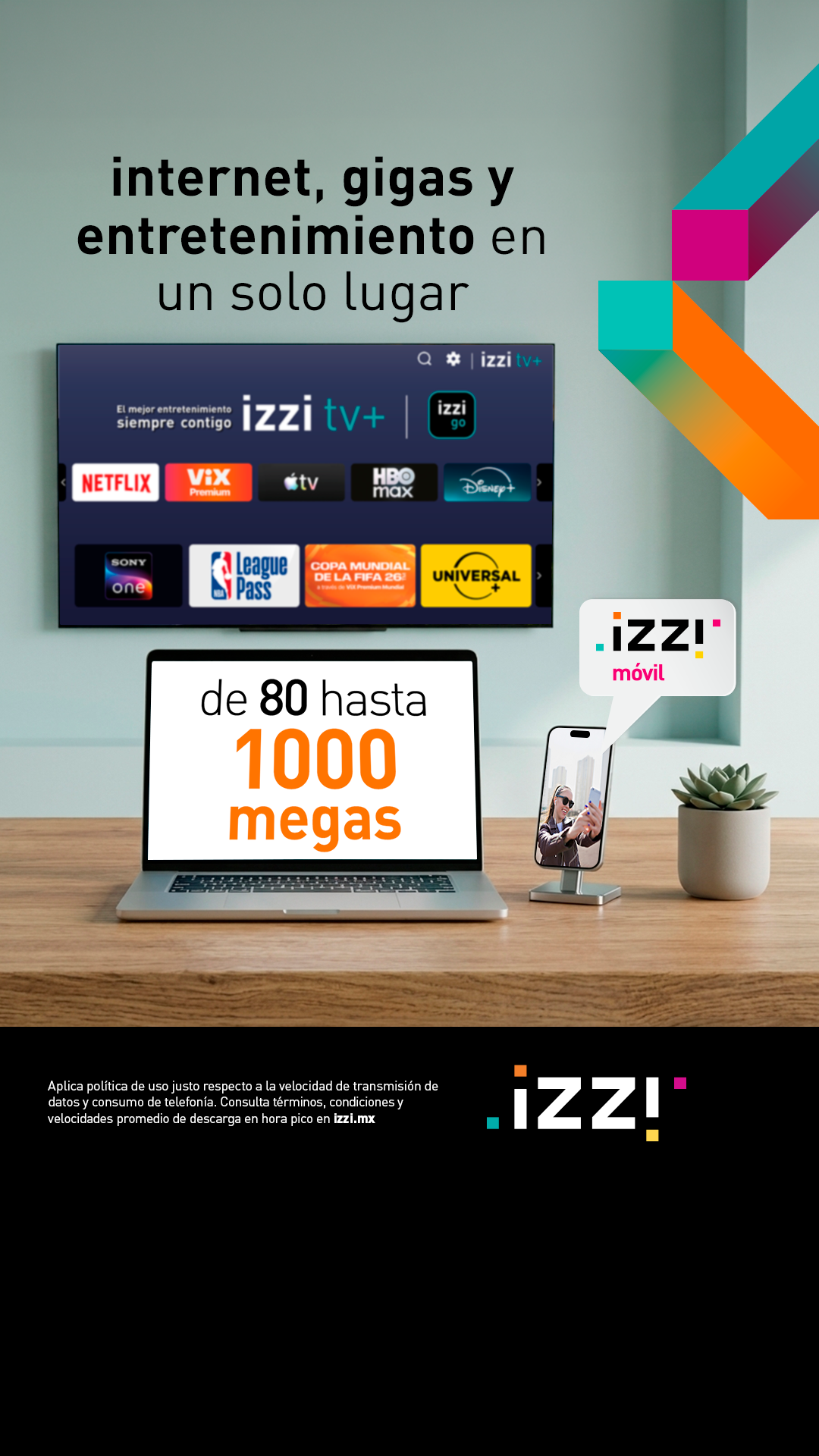 izzi telecom Facebook ad