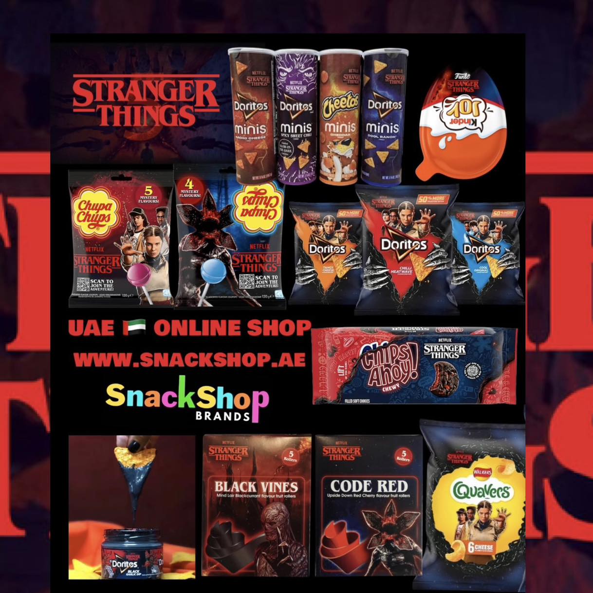 Snackshop-brands Facebook ad: UAE ONLINE SHOP-www.snackshop.ae