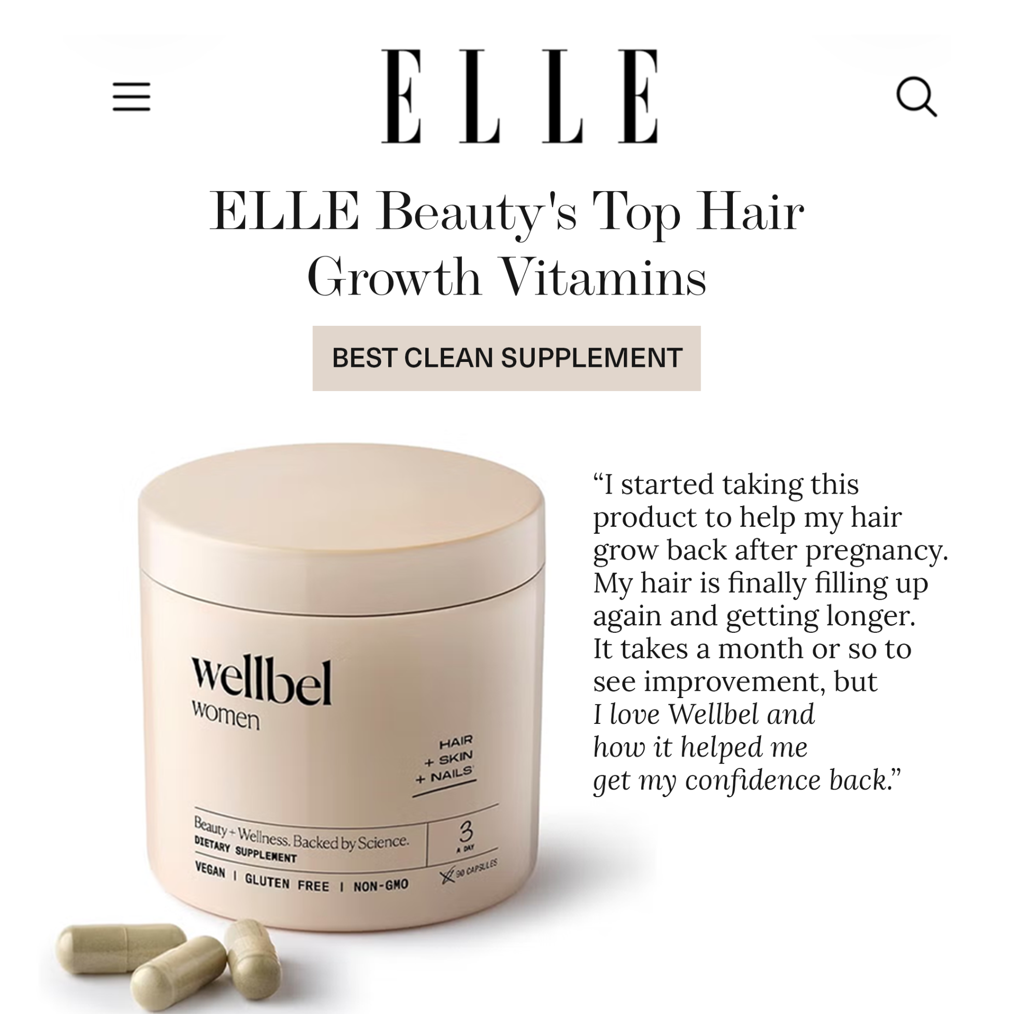 Wellbel Facebook ad
