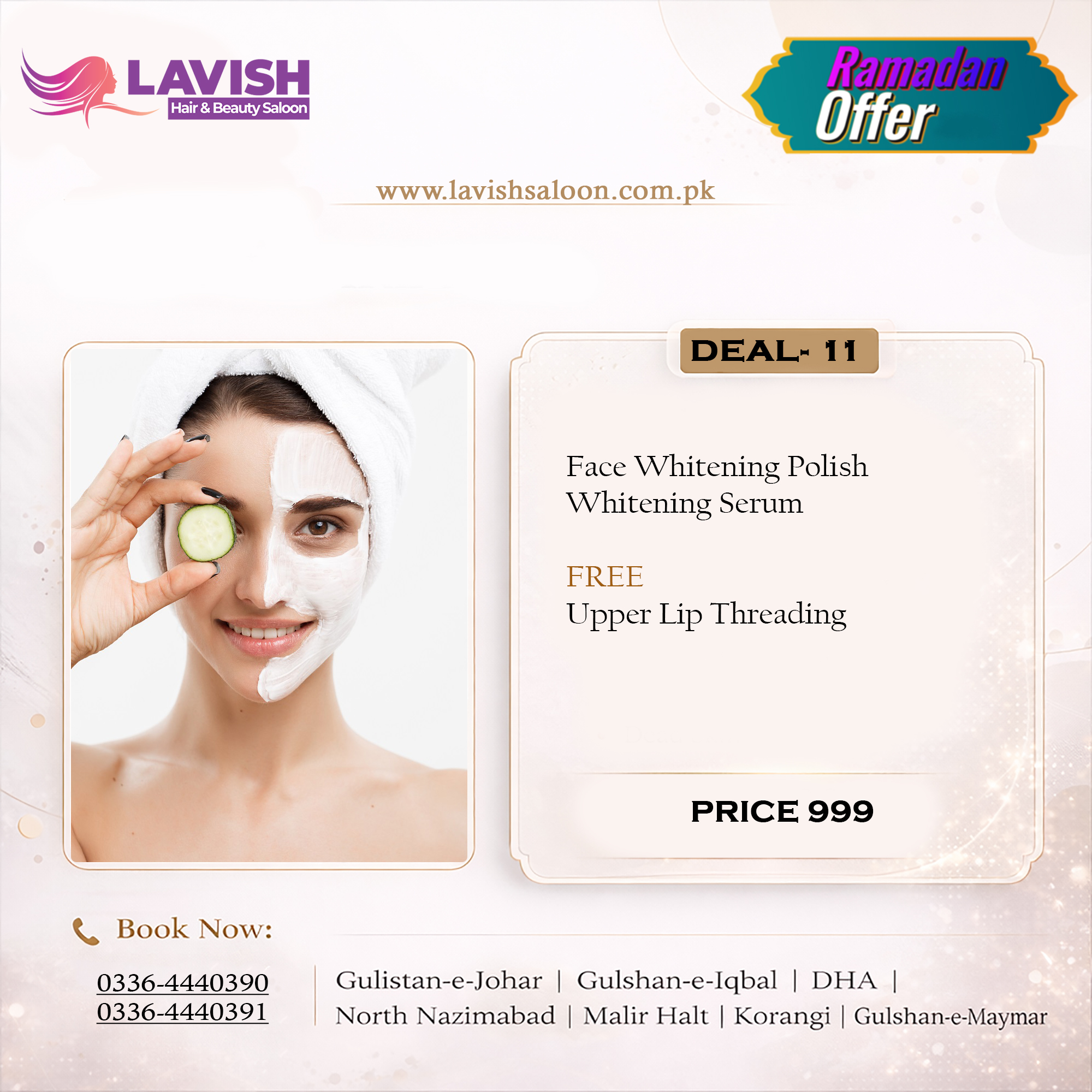 Lavish Hair & Beauty Salon Facebook ad