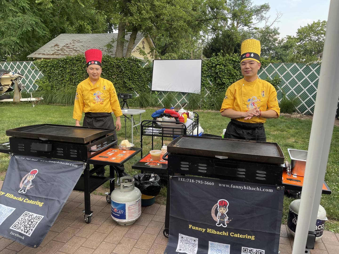 Funny Hibachi Catering Facebook ad
