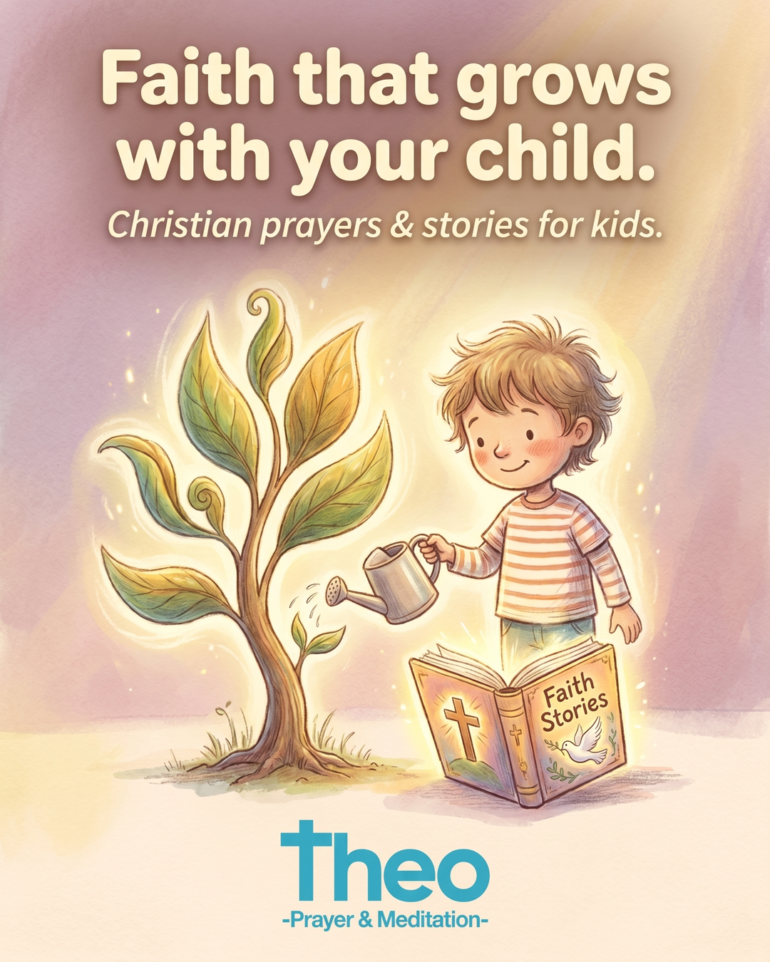Theo: Prayer & Meditation Facebook ad