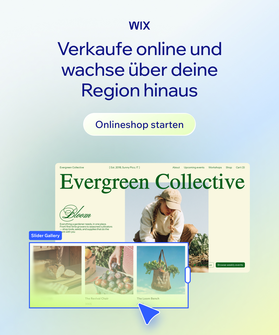 Wix Facebook ad