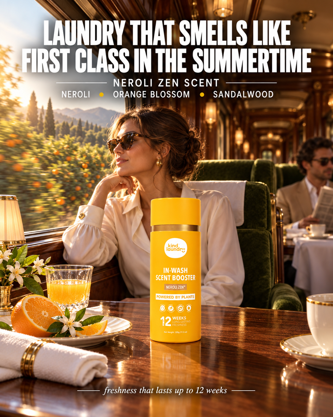 Kind Laundry Facebook ad: Plant-Derived Fragrance That Travels With Your Clothes…