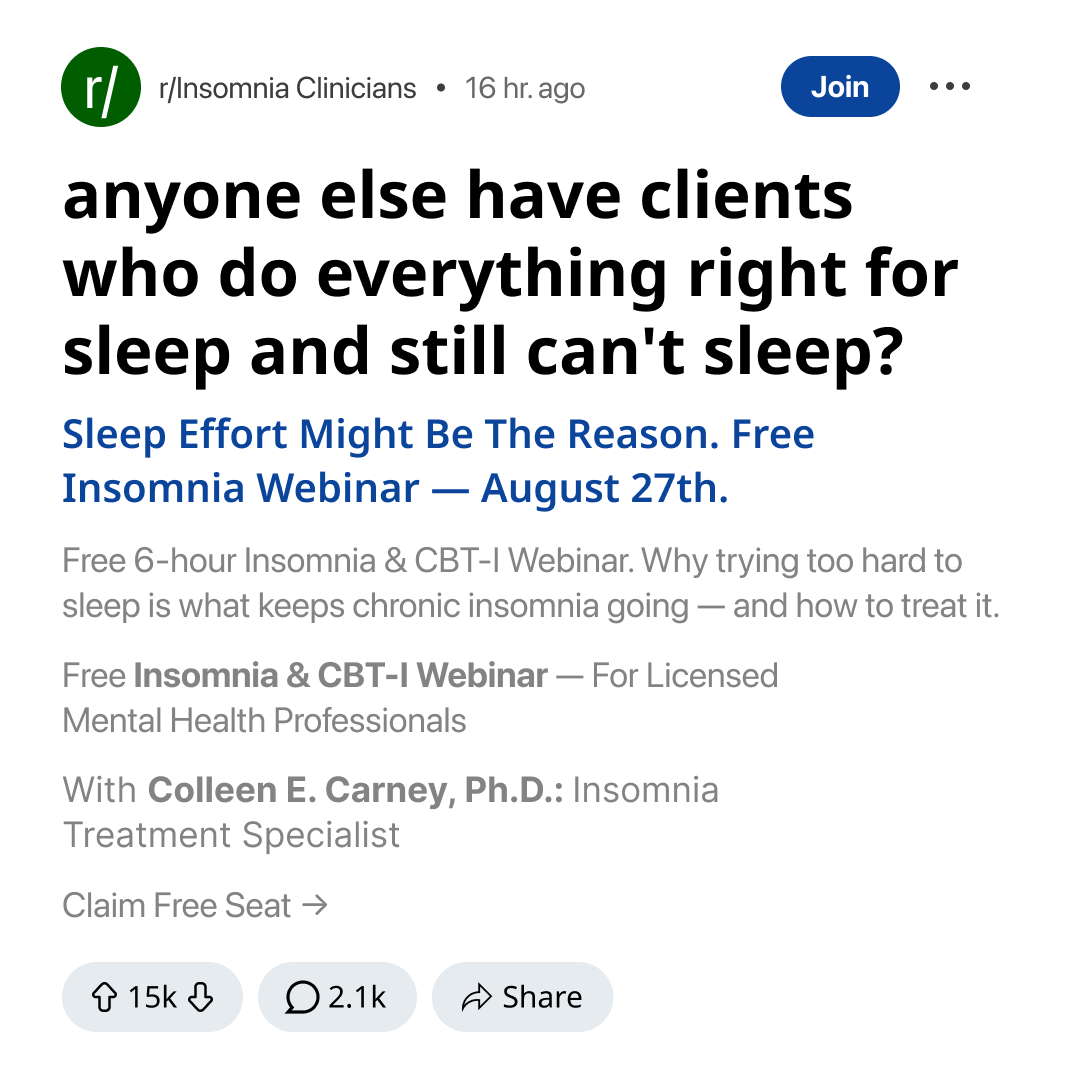 eCare Behavioral Health Institute Facebook ad