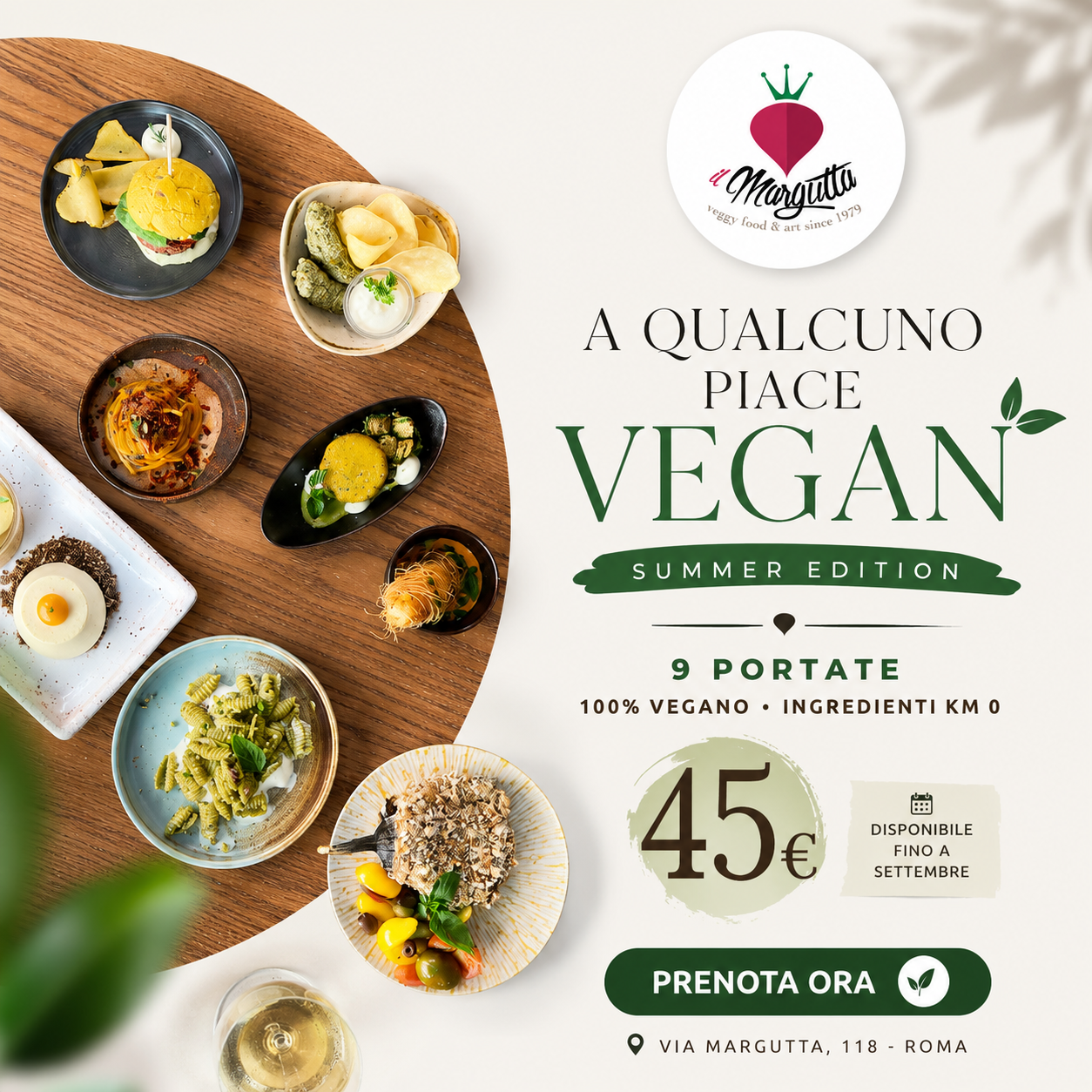 Il Margutta vegetarian food&art Facebook ad