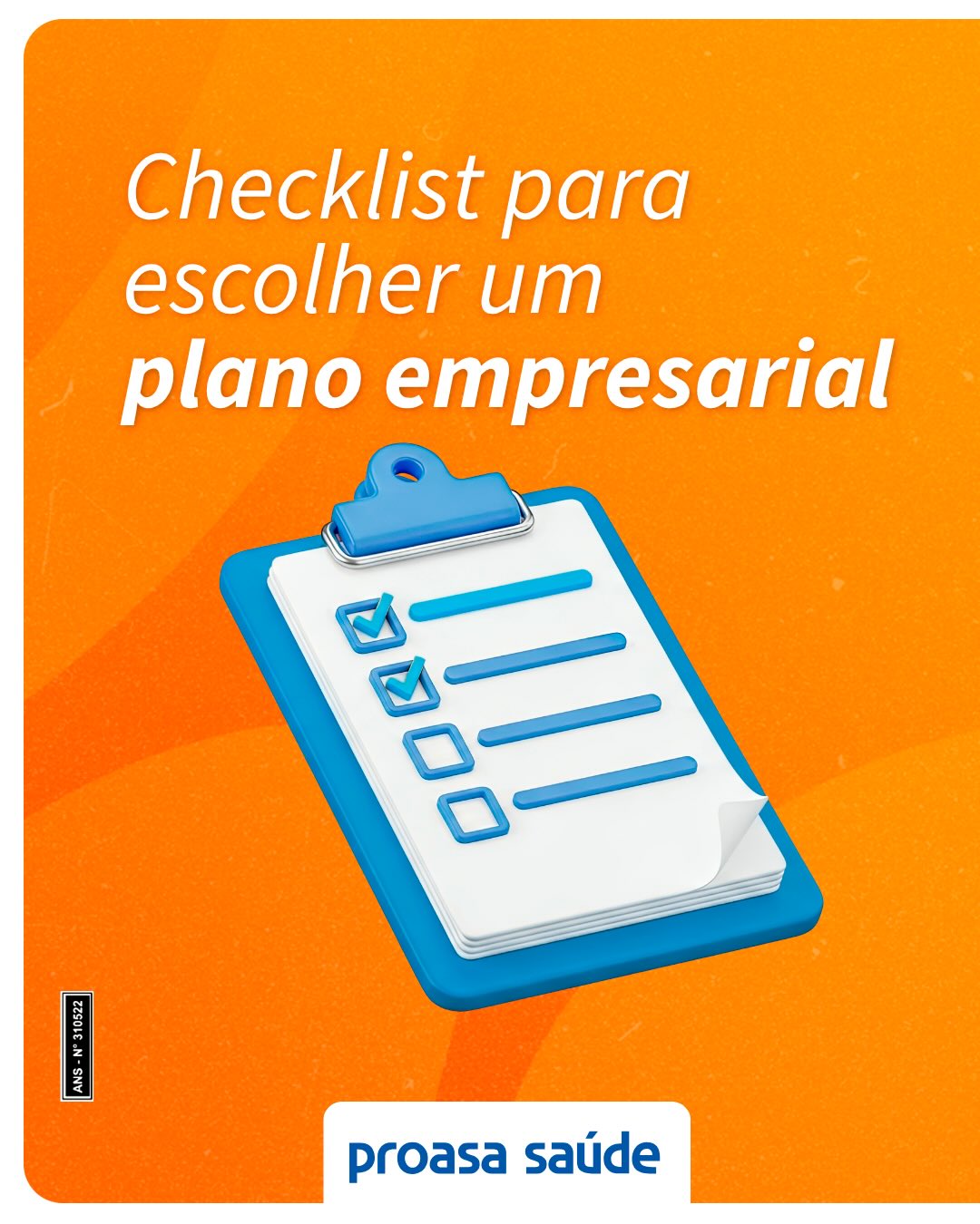 Proasa Saúde Facebook ad: Escolher um plano de saúde empresarial exige mais…
