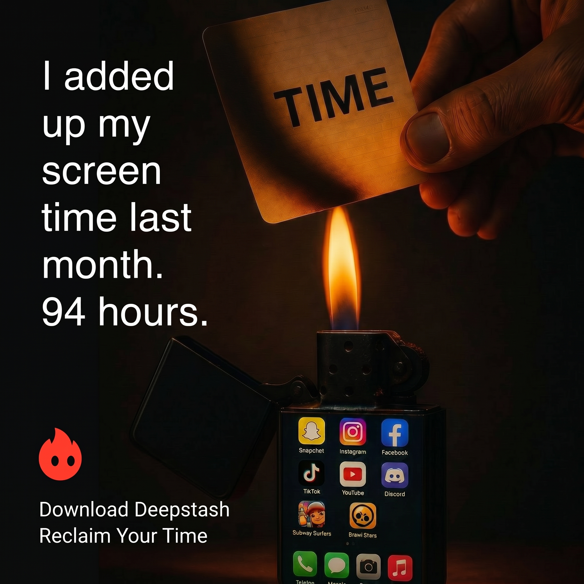 Deepstash Facebook ad