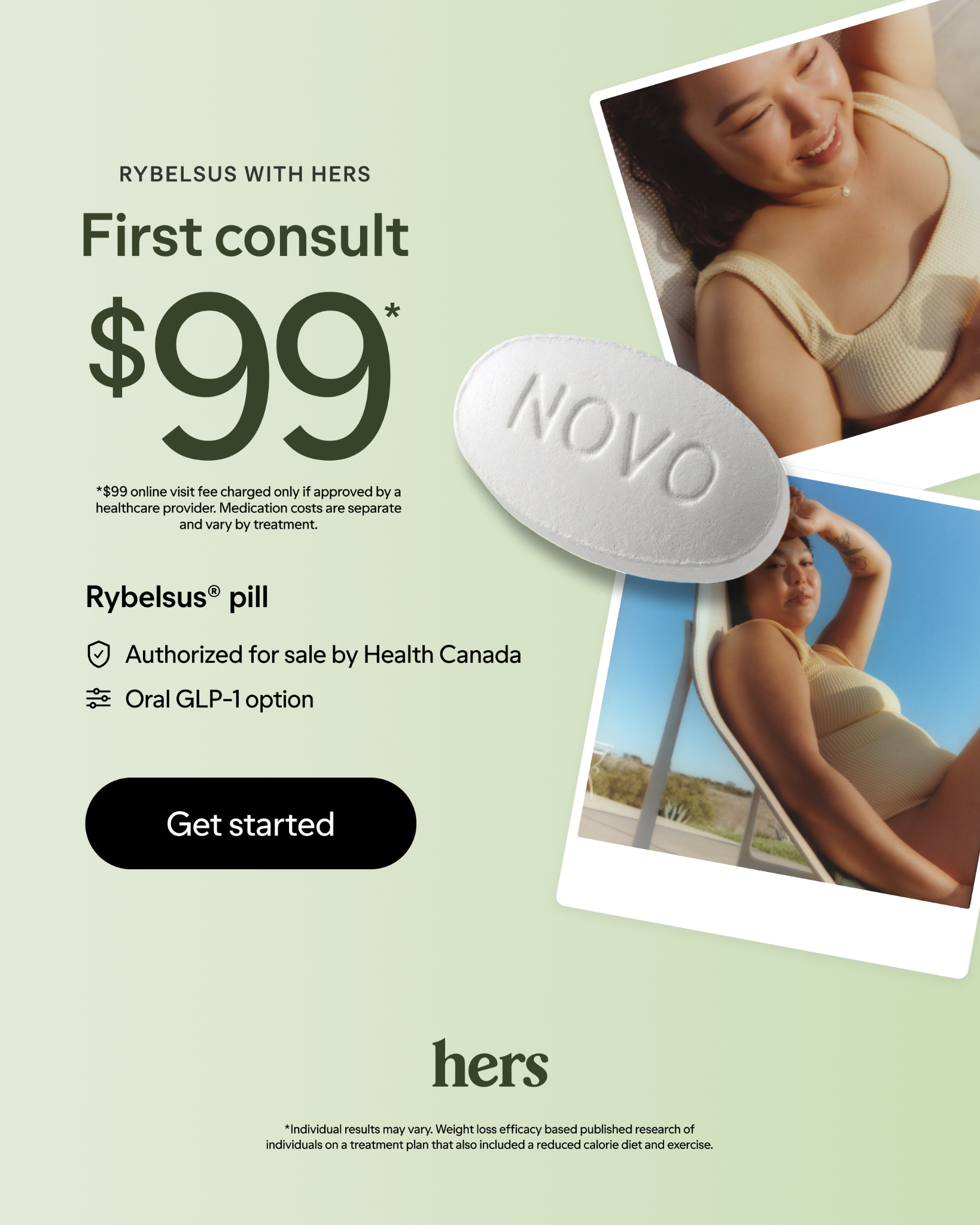 Hers Facebook ad